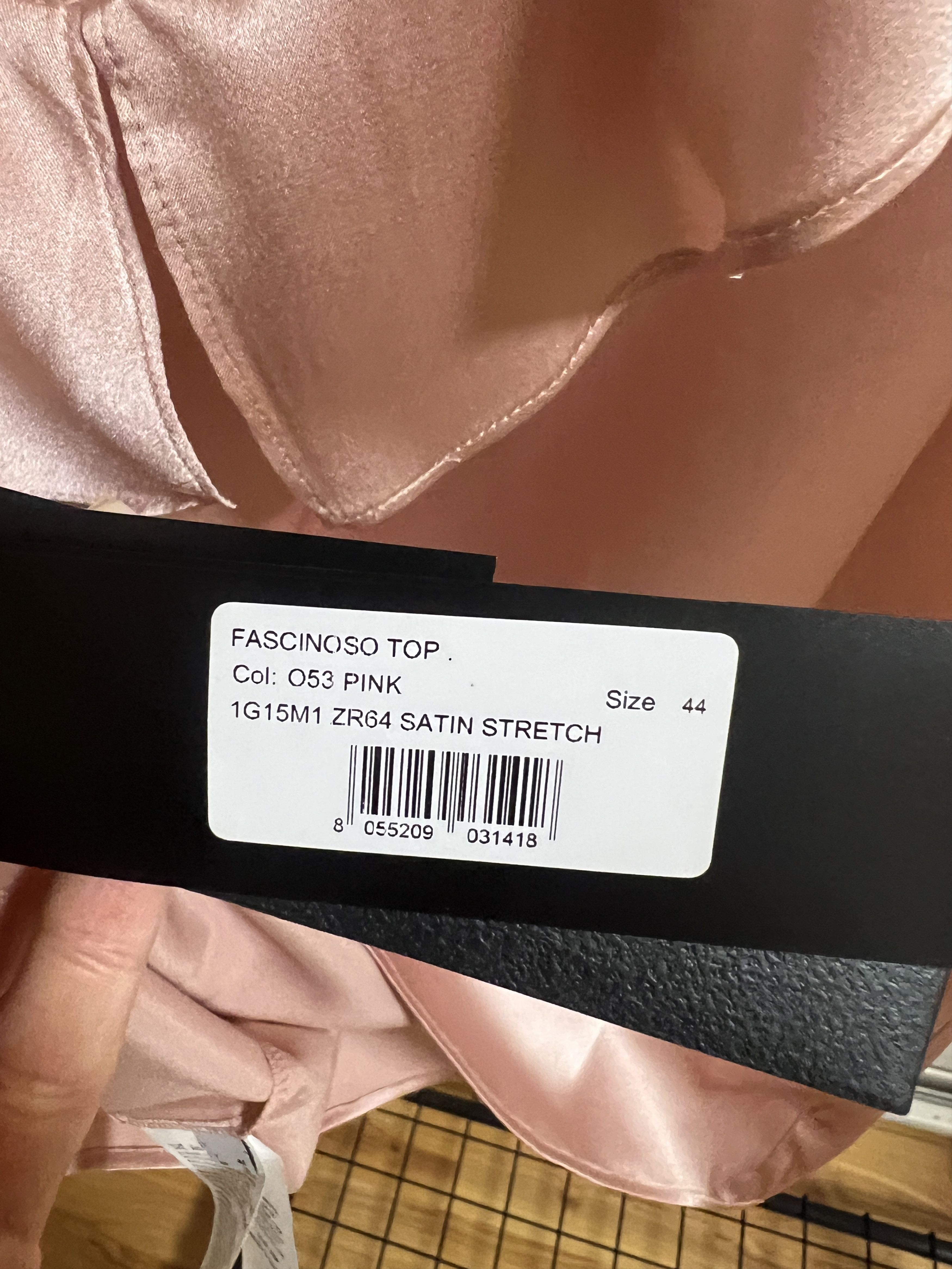 Pinko Pinko Women’s Sleeveless Blouse/Top, Pink Silk Blend Size L / US 10 / IT 46 - 8 Thumbnail