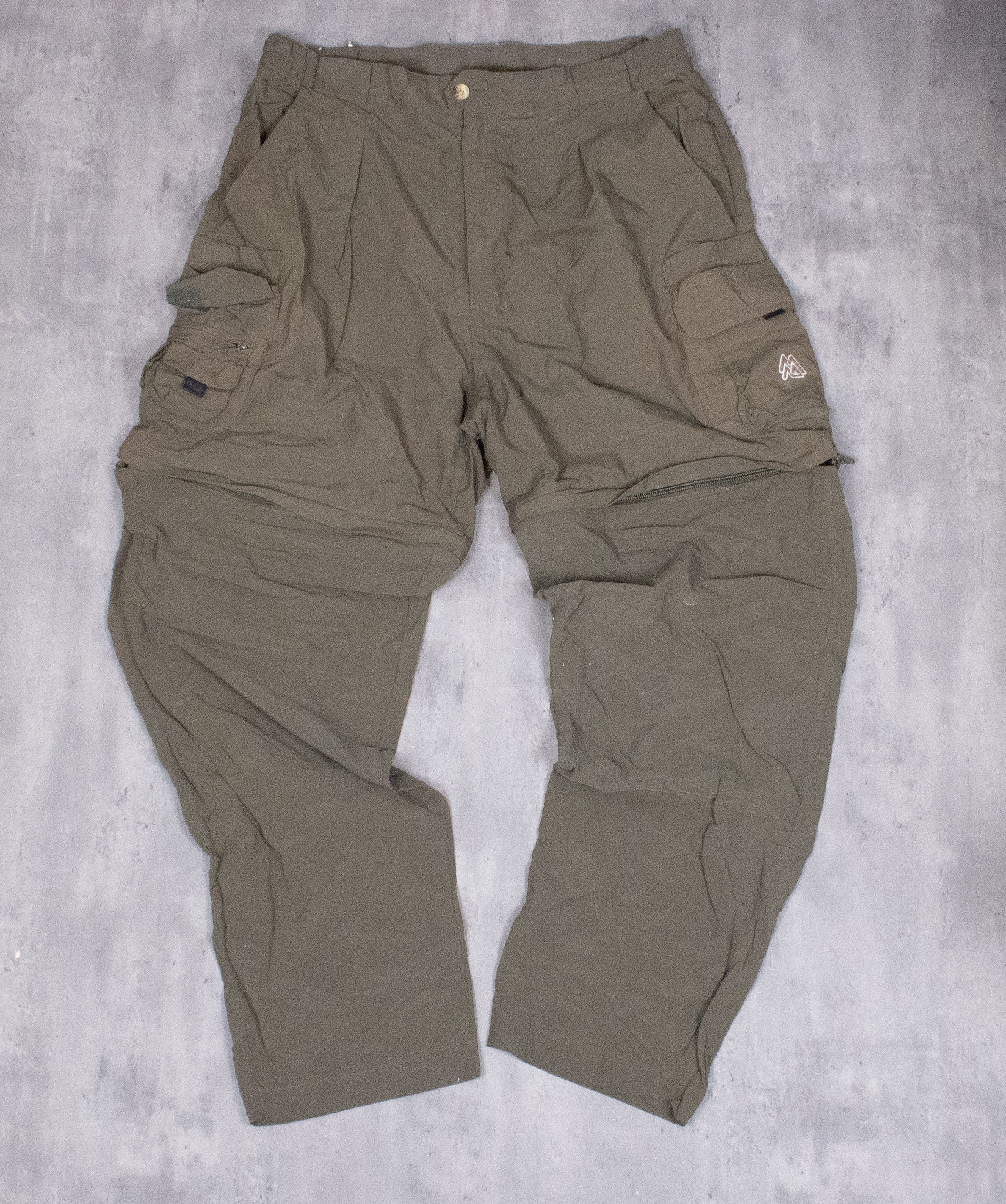 Vintage Y2K 2000's Misty Mountain 9 Pocket Convertible Cargo Pants Size US 34 / EU 50 - 10 Thumbnail