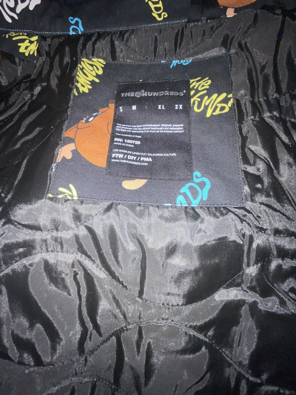 Designer × The Hundreds The Hundreds All over print baby deer black and blue jacket Size US L / EU 52-54 / 3 - 6 Thumbnail