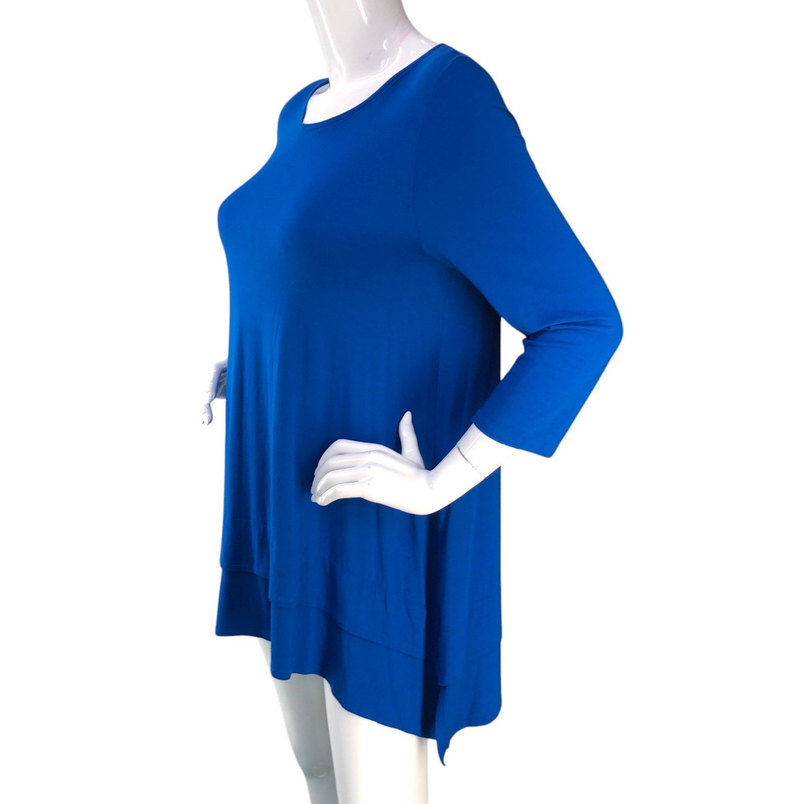 Eileen Fisher Eileen Fisher Size S Top Tunic Layered 3/4 Sleeve Stretch Size S / US 4 / IT 40 - 4 Thumbnail