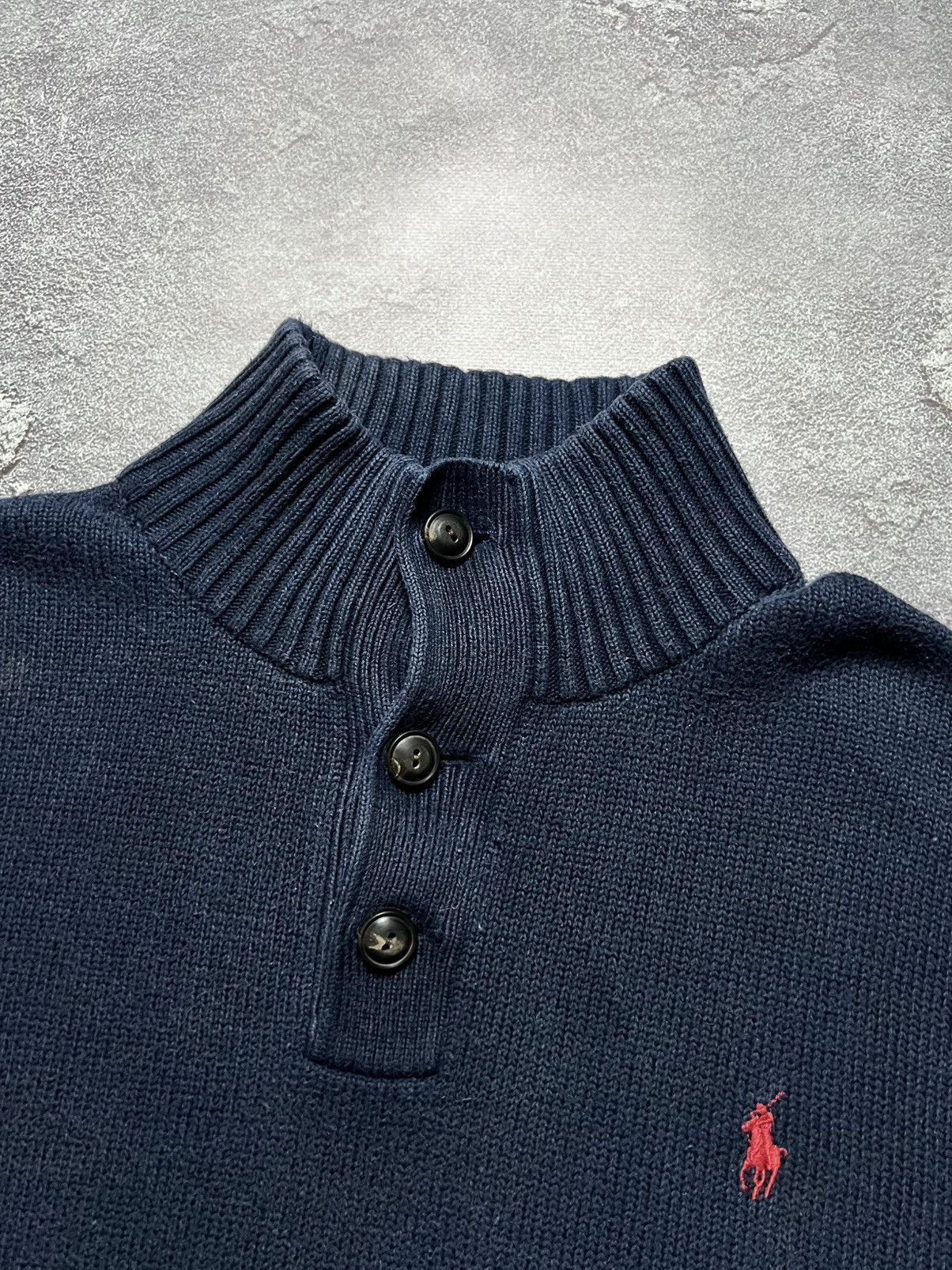 Polo Ralph Lauren Vintage Ralph Lauren Sweater 1/3 Zip Old Money Chief Keef L Size US L / EU 52-54 / 3 - 4 Thumbnail