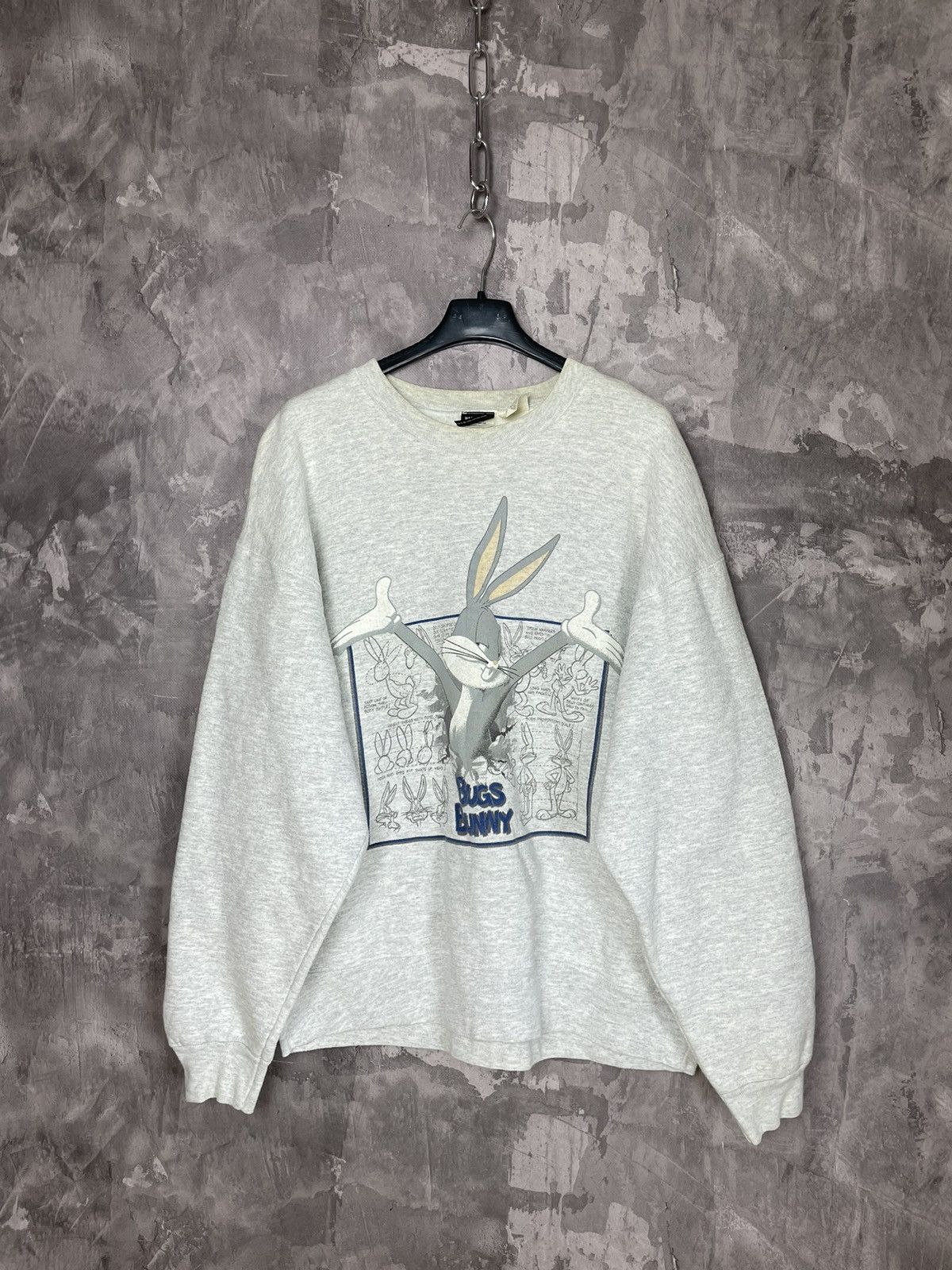 Vintage × Warner Bros Vintage 90s WARNER BROS Bugs Bunny Sweatshirt Size US L / EU 52-54 / 3 - 1 Thumbnail