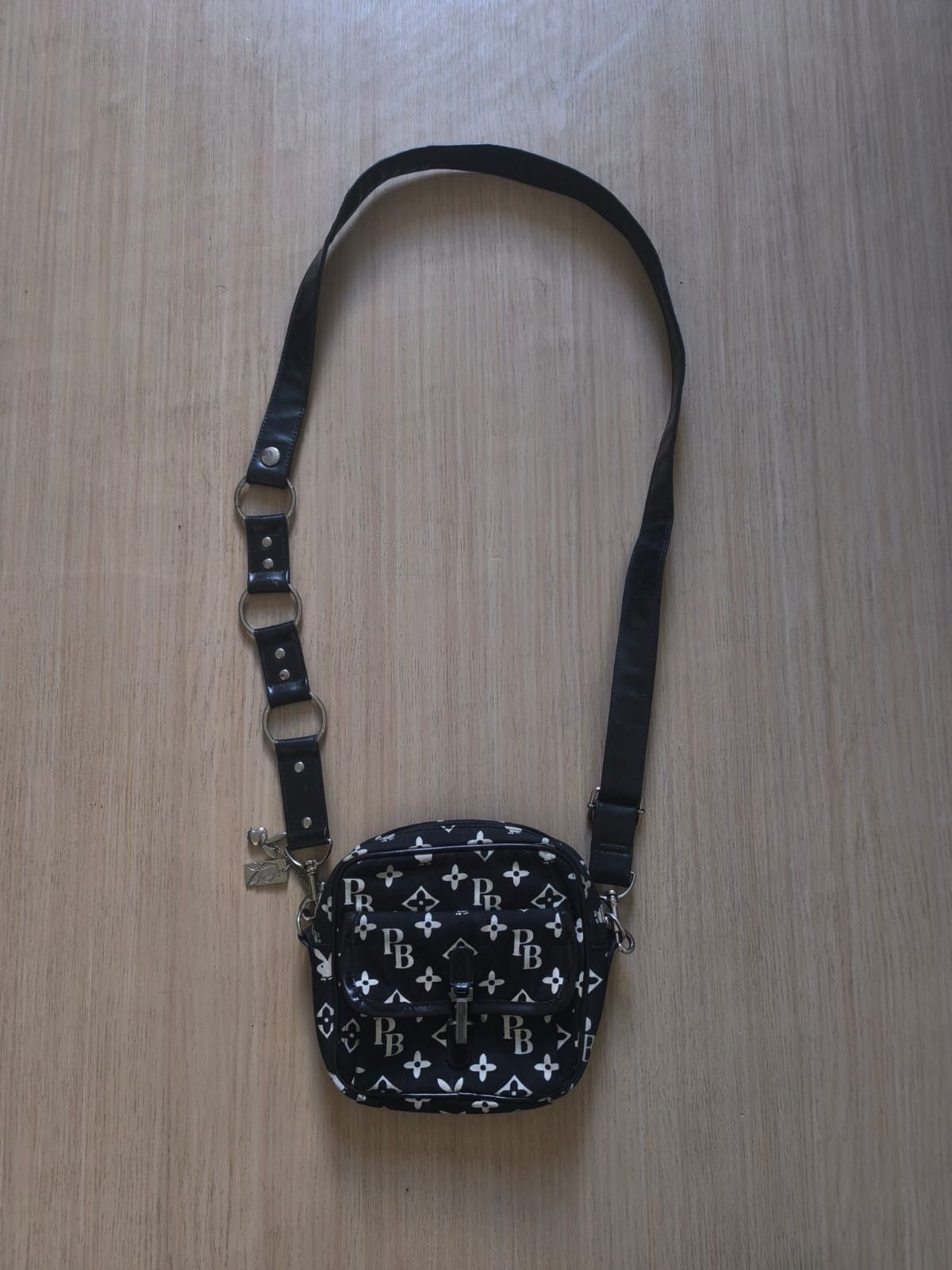 Playboy × Vintage Playboy Monogram Vintage Bondage Strap Shoulder-Hip Bag Size ONE SIZE - 1 Thumbnail