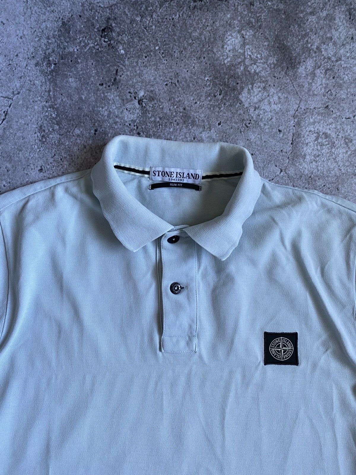 Stone Island × Vintage Vintage Stone Island Polo Patch Program Size L Size US L / EU 52-54 / 3 - 4 Thumbnail