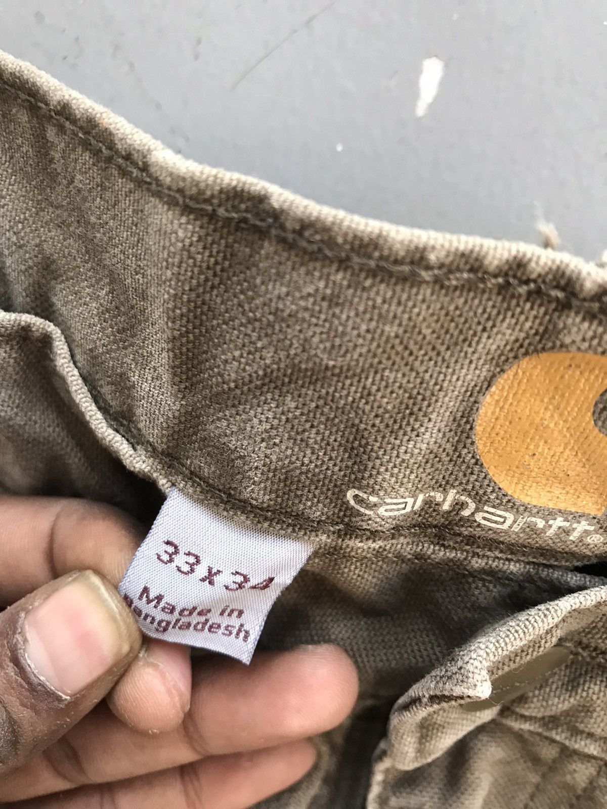 Carhartt × Vintage Vintage Carhartt carpenter relax fit denim Size US 33 - 5 Thumbnail