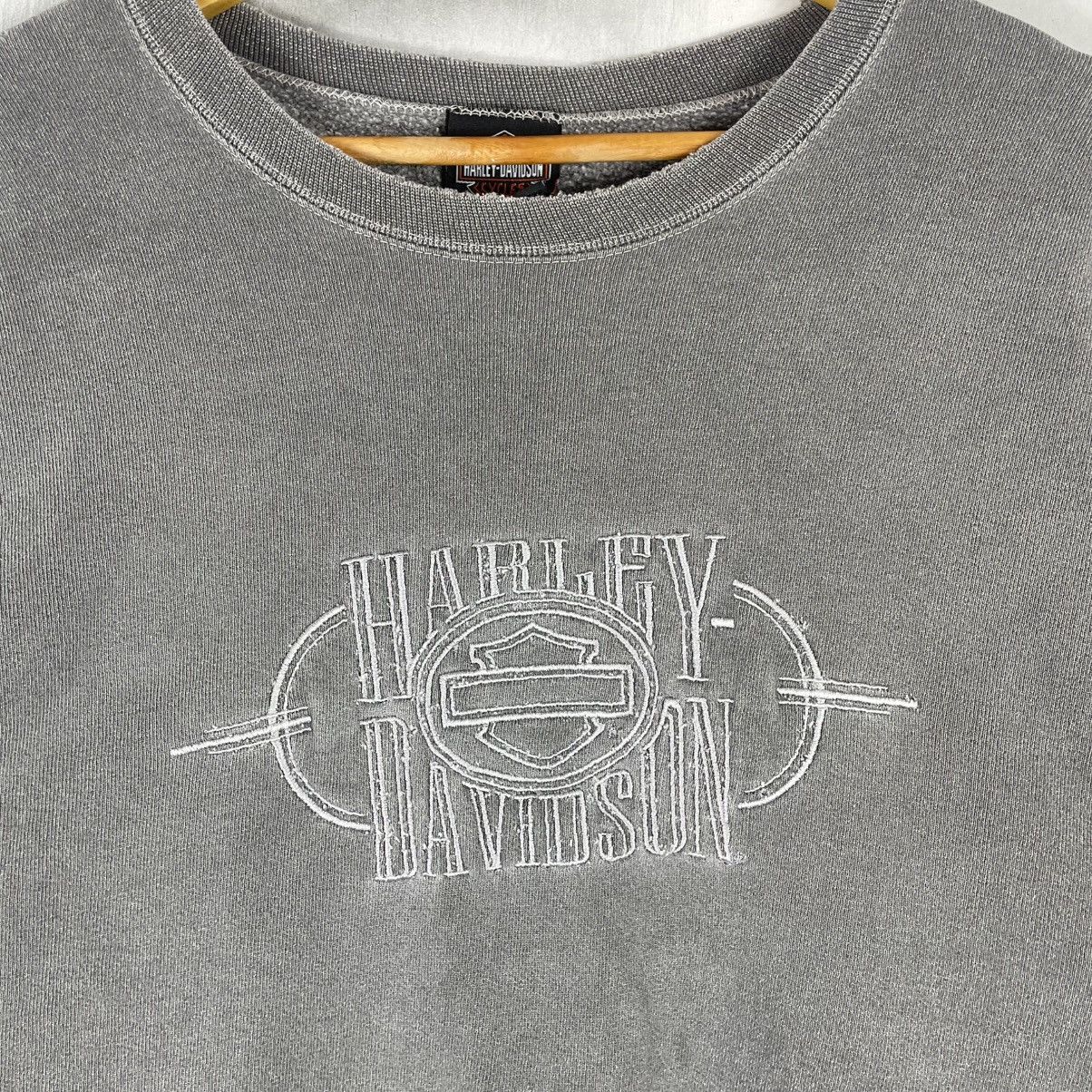 Harley Davidson Vintage Harley Davidson Embroided Logo Distressed style Size US L / EU 52-54 / 3 - 2 Thumbnail