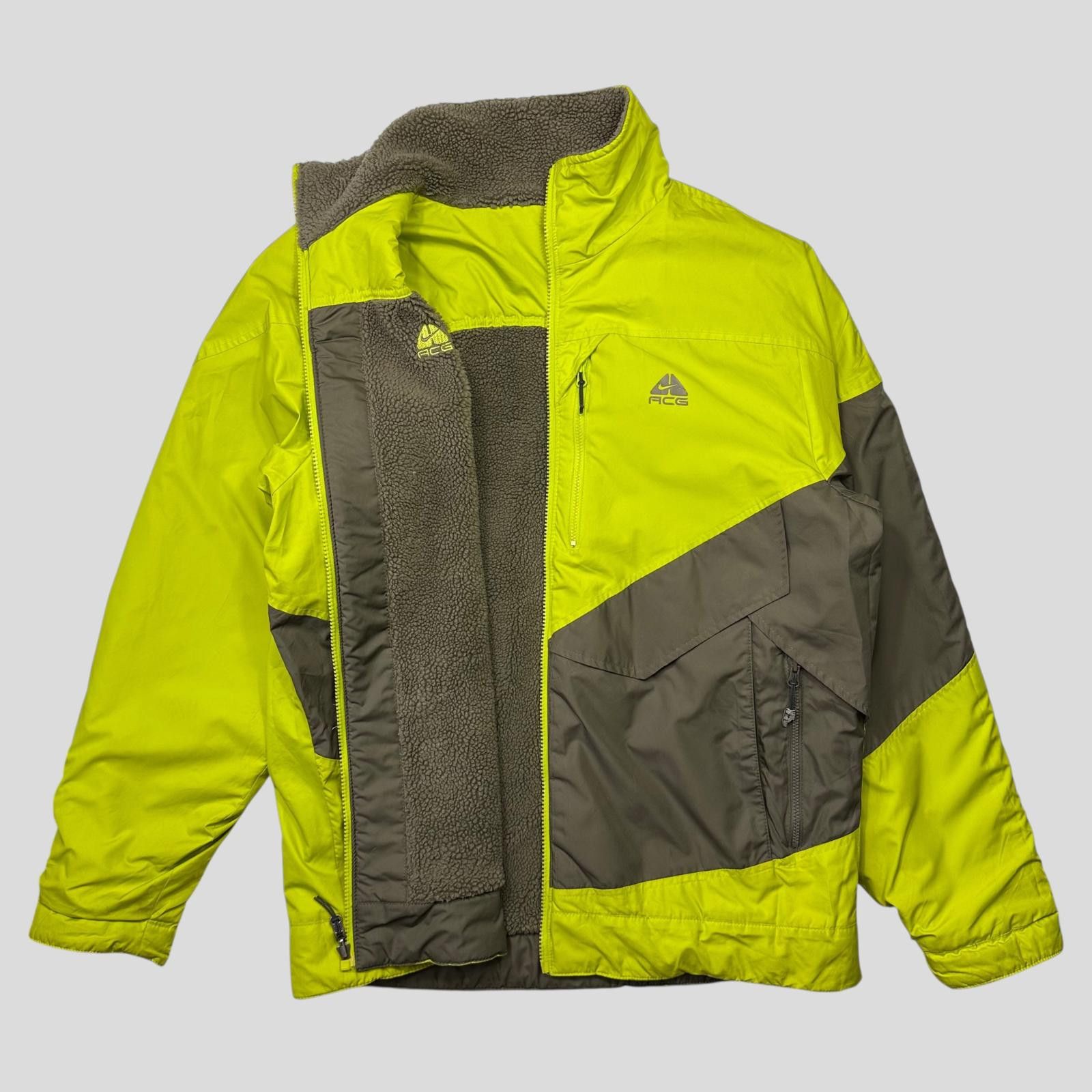 Designer Nike ACG FW07 Reversible Nylon Panelled Fleece - M/L Size ONE SIZE - 1 Thumbnail