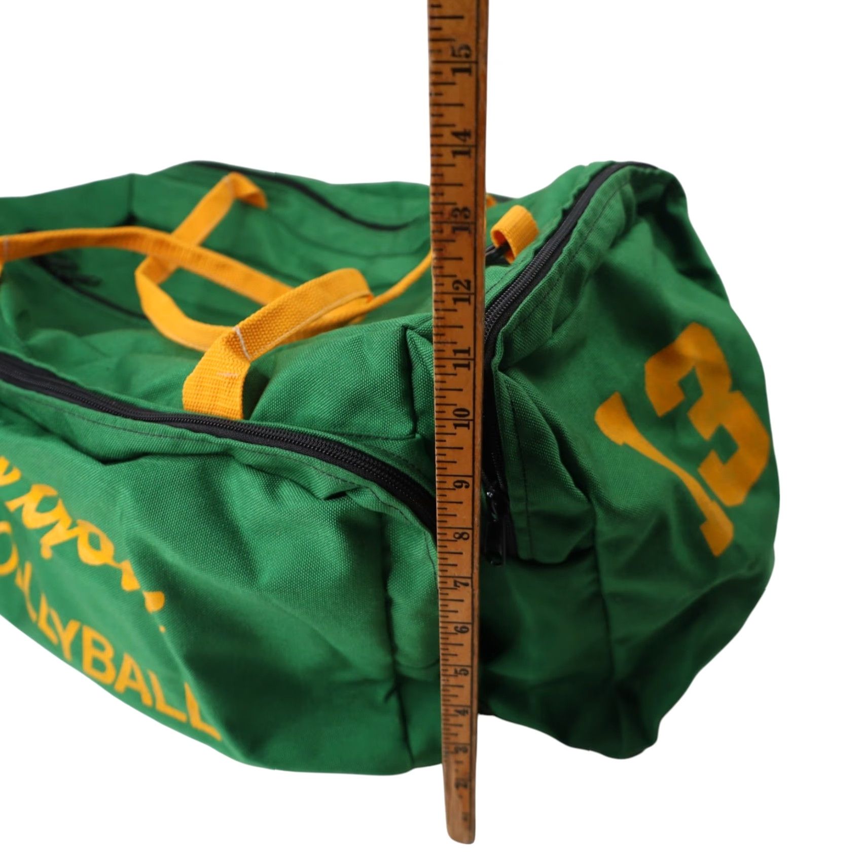 Vintage VINTAGE University of Oregon Ducks Volleyball Duffle Bag Green Nylon Unisex Adults 23" Bag Size ONE SIZE - 6 Thumbnail