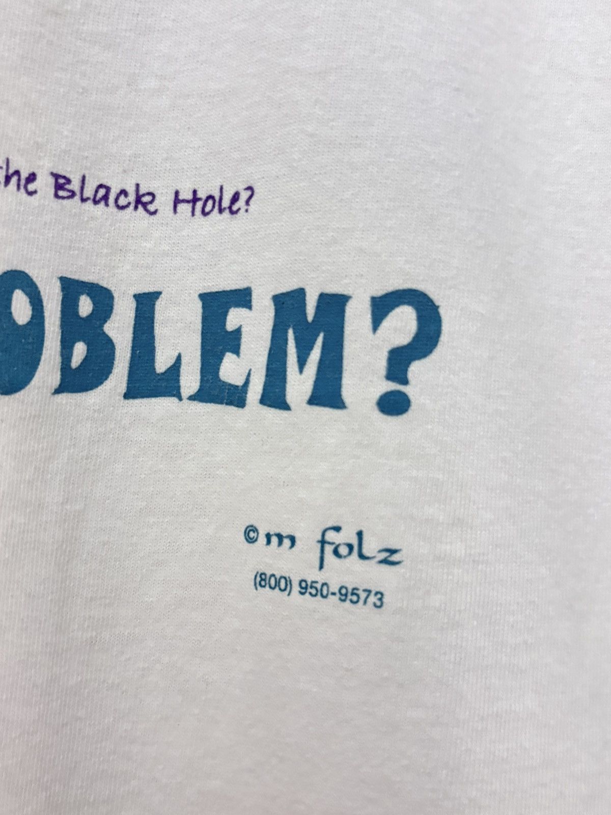 Vintage 00’s Whats My Problem? Vintage Science Black Hole Tee Size US XL / EU 56 / 4 - 3 Thumbnail