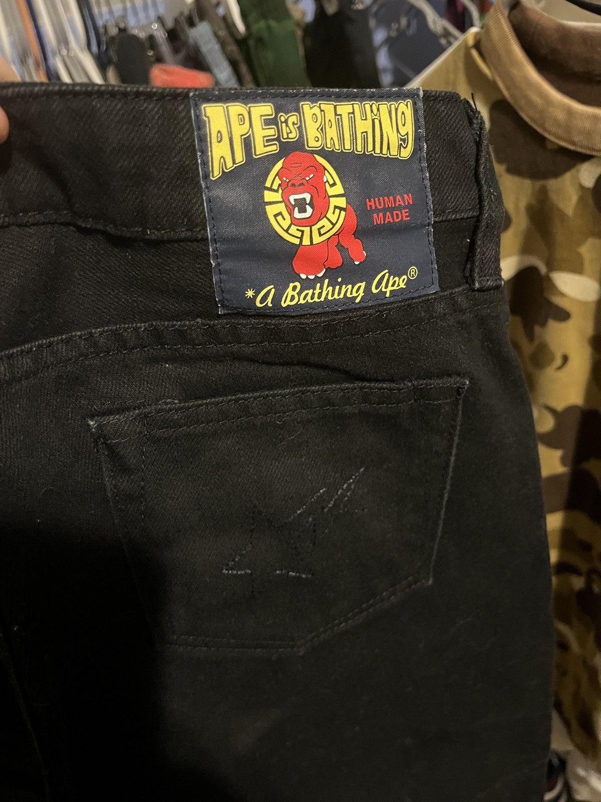 Bape Star Jeans Black