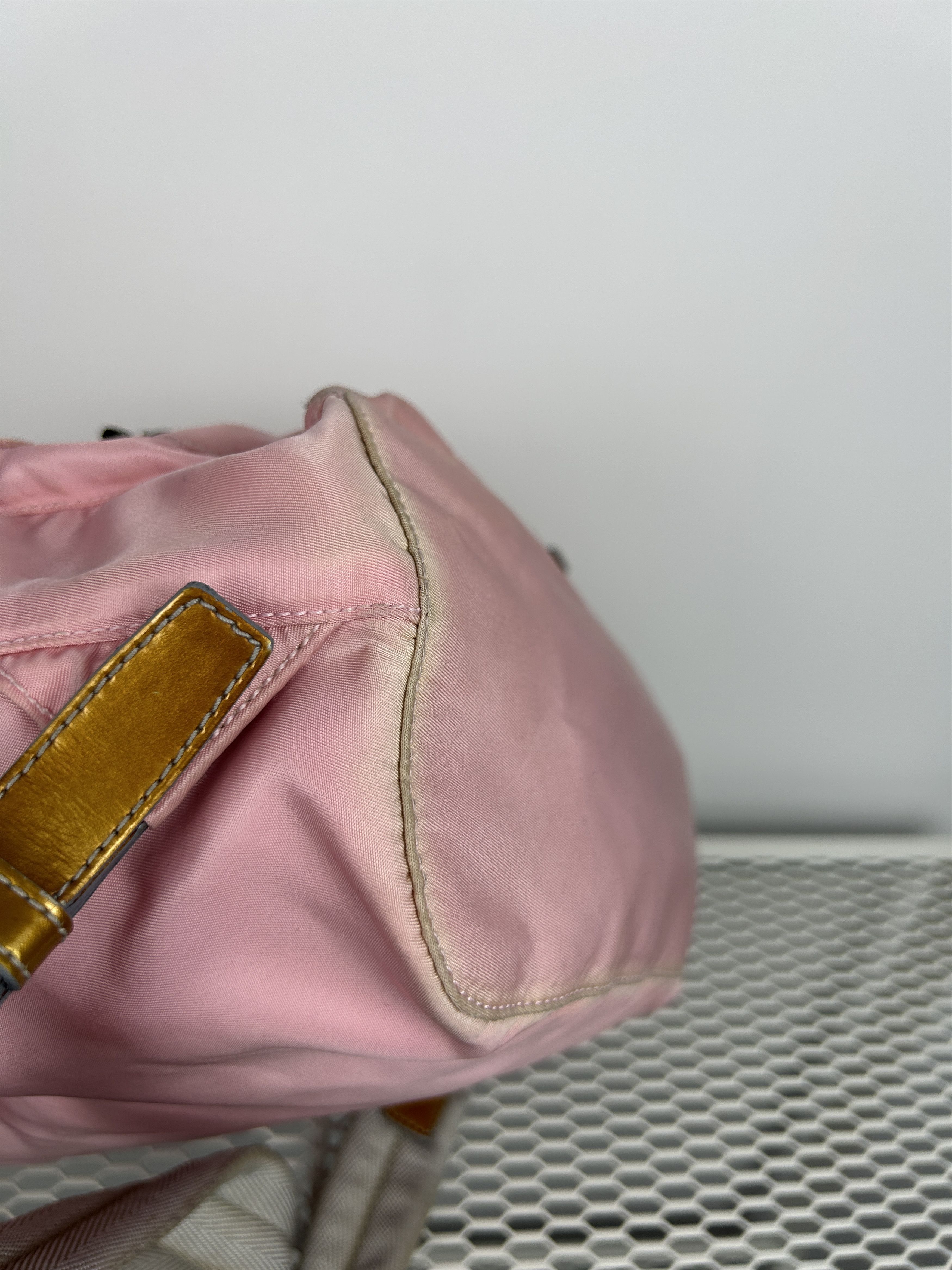 Prada Prada nylon triangle logo pink backpack Size ONE SIZE - 15 Thumbnail