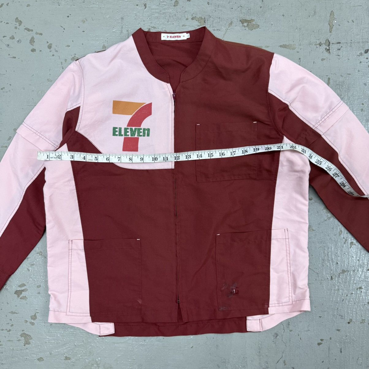Japanese Brand Vintage 90s 7 Eleven Workers Zipper Uniform Size US L / EU 52-54 / 3 - 5 Thumbnail