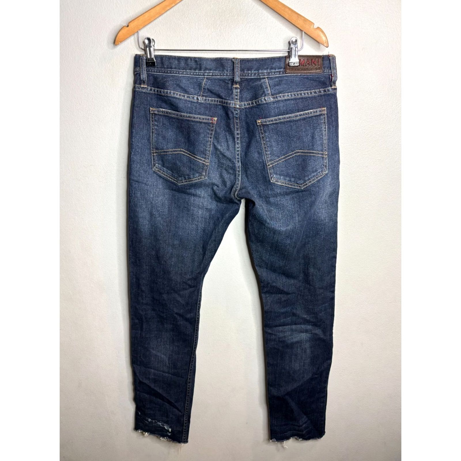 Armani Exchange Armani Exchange Jeans Men’s J13 Slim Denim Indigo Blue 31 5854 Slim Fit City Logo USA Size US 31 - 5 Thumbnail