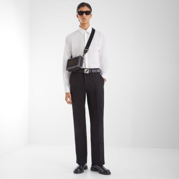 Fendi o1loc1c0824 Shirt in White Size US M / EU 48-50 / 2 - 4 Thumbnail