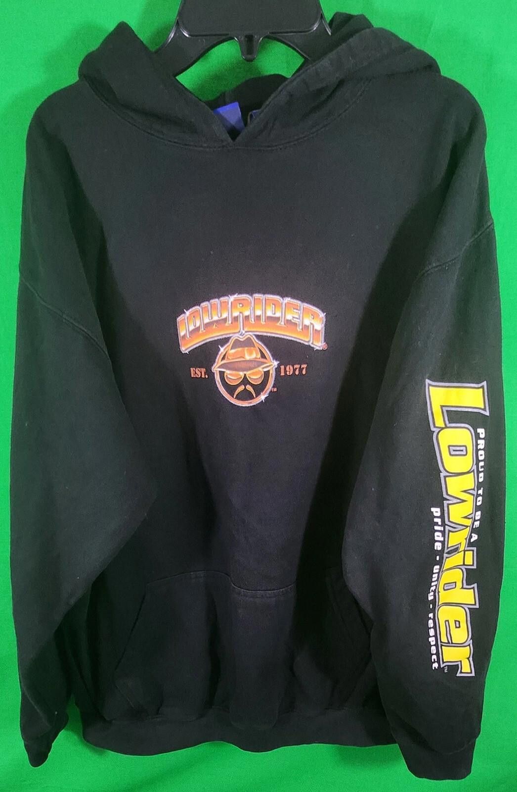 Designer Vintage Lowrider Golo Size Large Hoodie Logo Cars Homies 90s Size US L / EU 52-54 / 3 - 3 Thumbnail