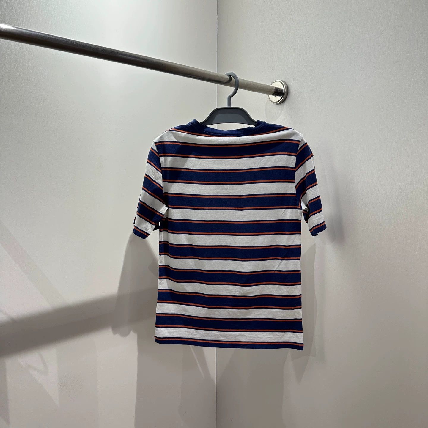 Miu Miu MIU MIU logo striped blocked short sleeve cotton women's S Size S / US 4 / IT 40 - 2 Thumbnail