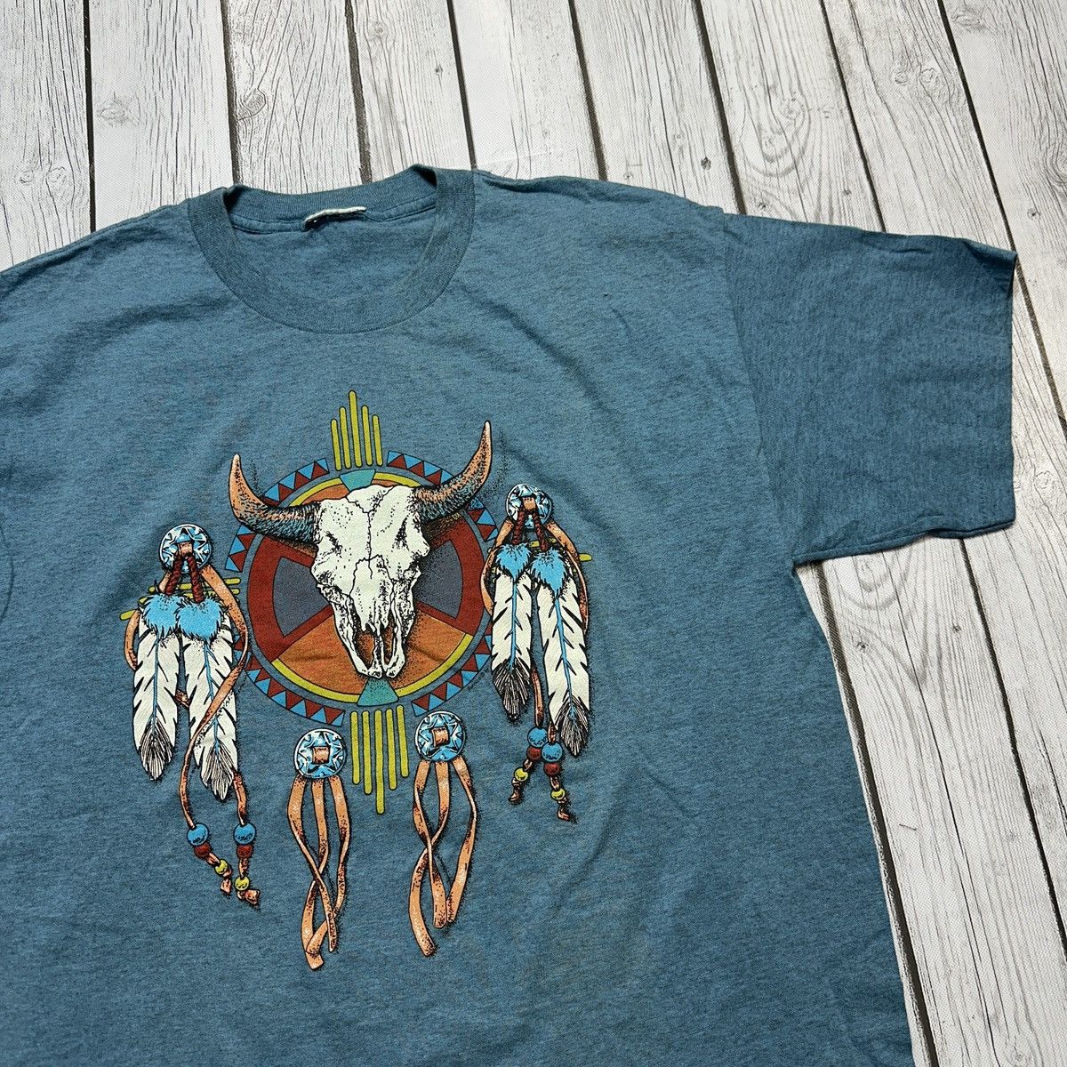 Vintage Vintage Western tee Size US L / EU 52-54 / 3 - 3 Thumbnail