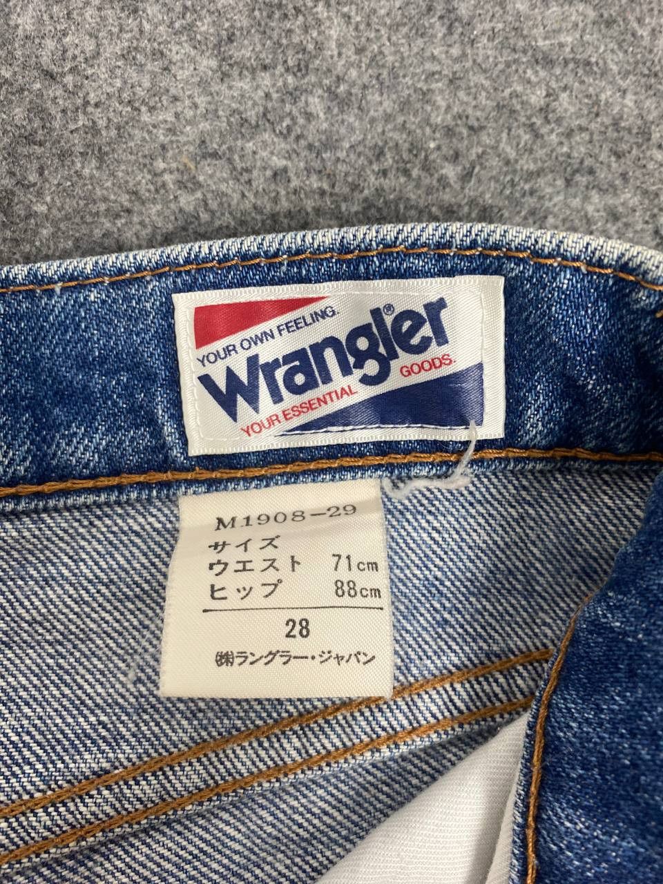 Wrangler vintage wrangler slightly distressed denim nice design Size US 28 / EU 44 - 12 Thumbnail