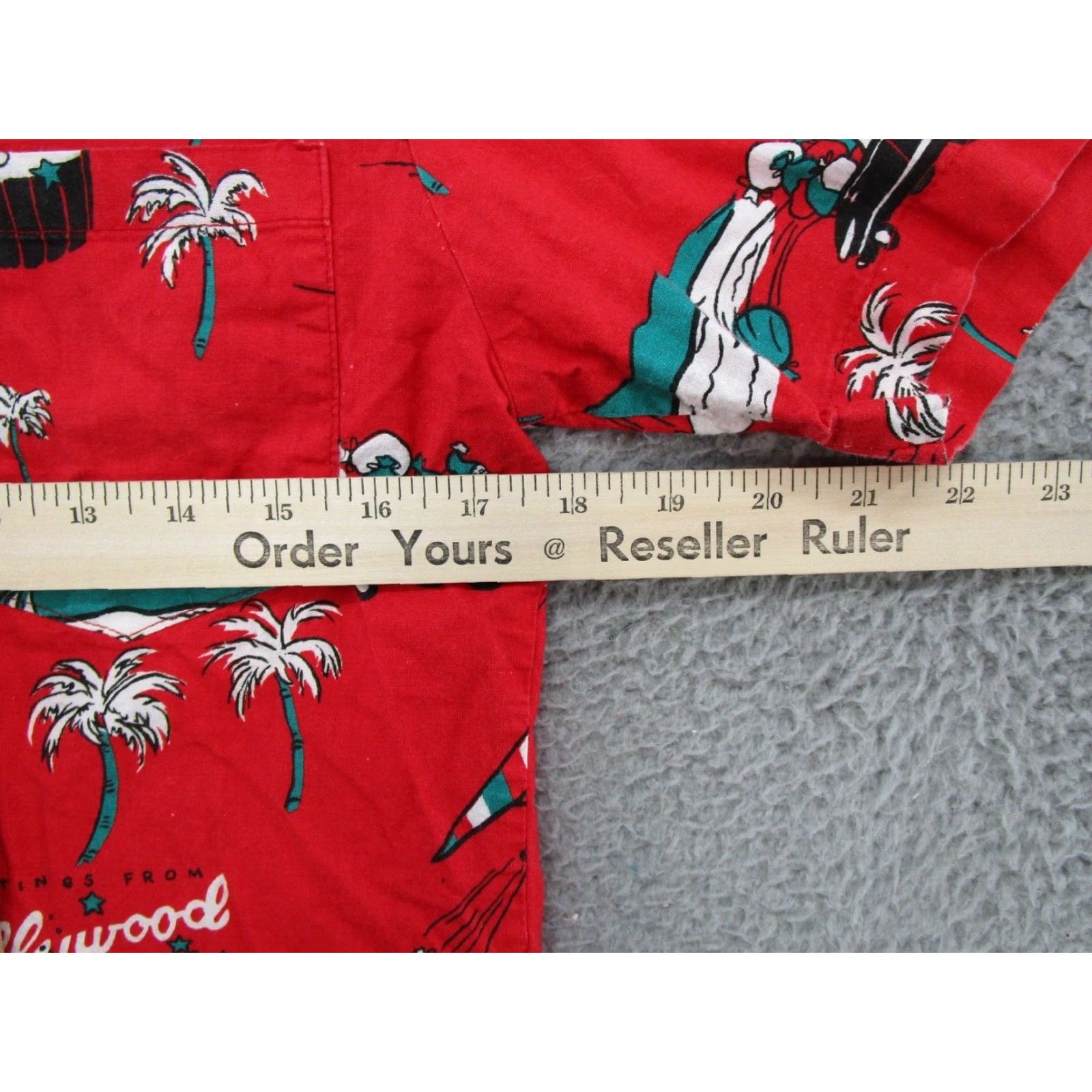 Vintage VINTAGE Boundary Waters Hawaiian Shirt S Red Cotton Short Sleeve Collared Button-Up Luau Aloha USA Made Mens Vintage Best used Size US S / EU 44-46 / 1 - 4 Thumbnail