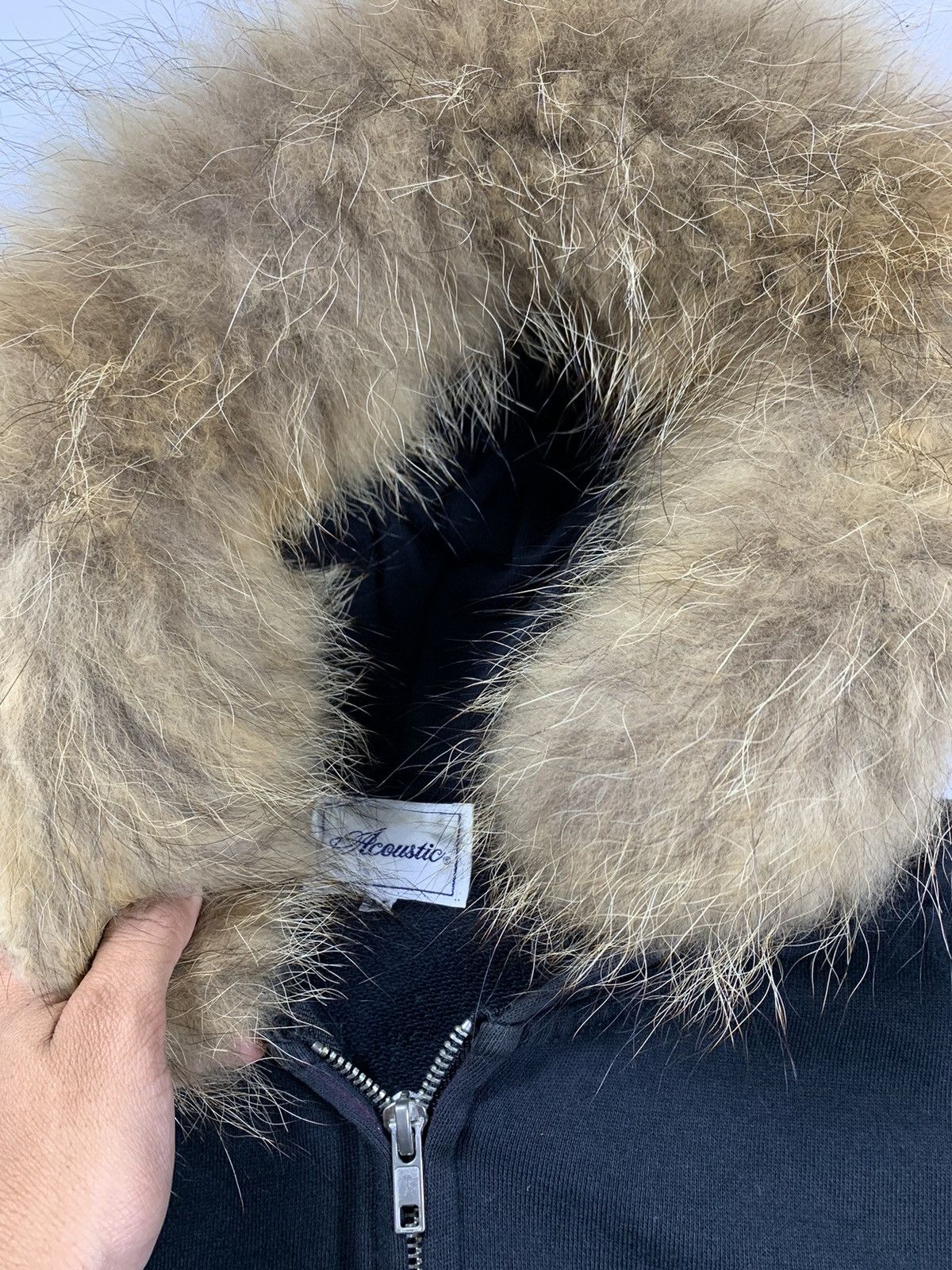 Hysteric Glamour × If Six Was Nine × Japanese Brand Japanese Acoustic Faux Fur Zip Hoodie Jacket Size US M / EU 48-50 / 2 - 3 Thumbnail