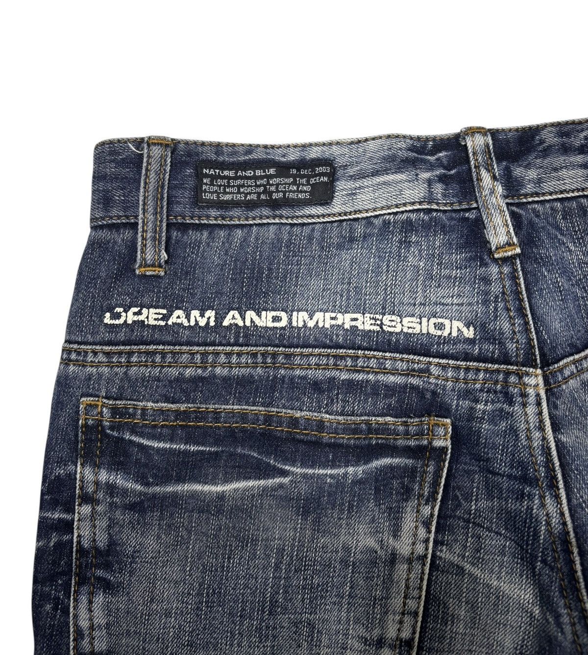 Hysteric Glamour × If Six Was Nine × Japanese Brand 🔥RARE BEACH SOUND DISTRESSED DENIM PANTS Size US 32 / EU 48 - 5 Thumbnail