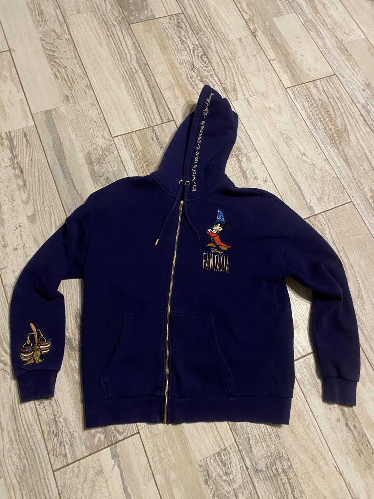 Disney × Japanese Brand Disney Fantasia Zip-up Hoodie Size US L / EU 52-54 / 3 - 1 Thumbnail