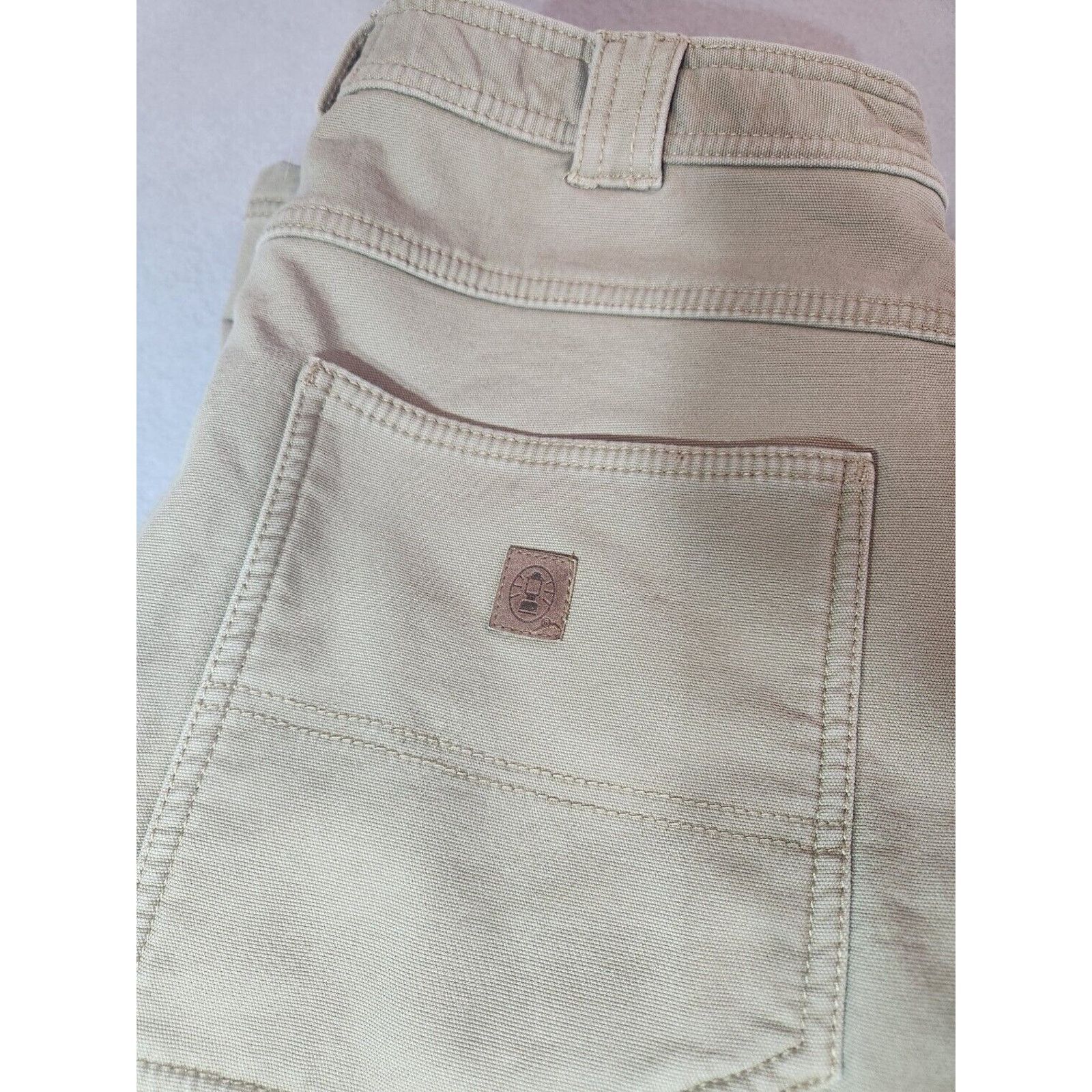 Coleman Coleman Pants Mens 34x30 Khaki Tan Fleece Lined Warm Stretch Size US 34 / EU 50 - 2 Thumbnail