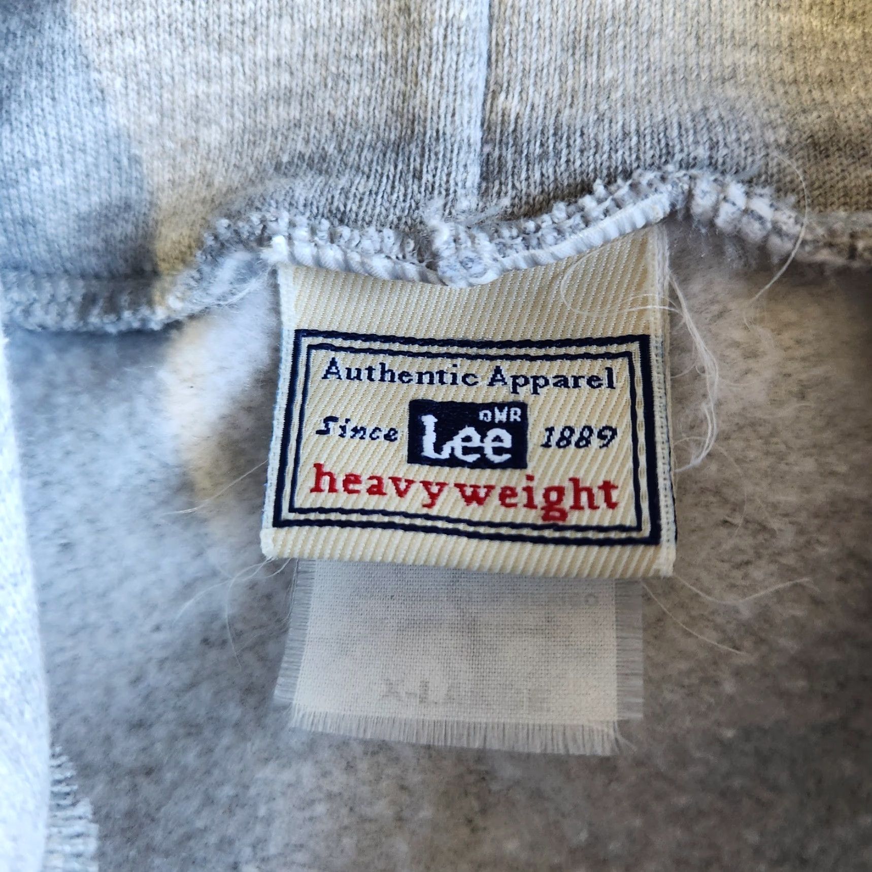 Lee VINTAGE The Lord Of The Rings The Two Towers Grey Men's XL Zip-up Hoodie Sweater Embroidered Size US XL / EU 56 / 4 - 5 Thumbnail