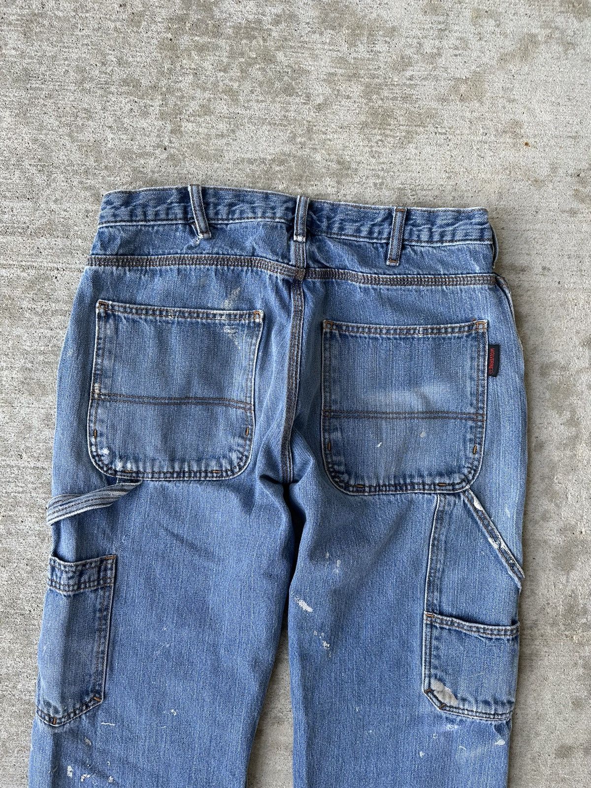 Vintage Paint Splatter Distressed Denim Jeans Size US 32 / EU 48 - 8 Thumbnail