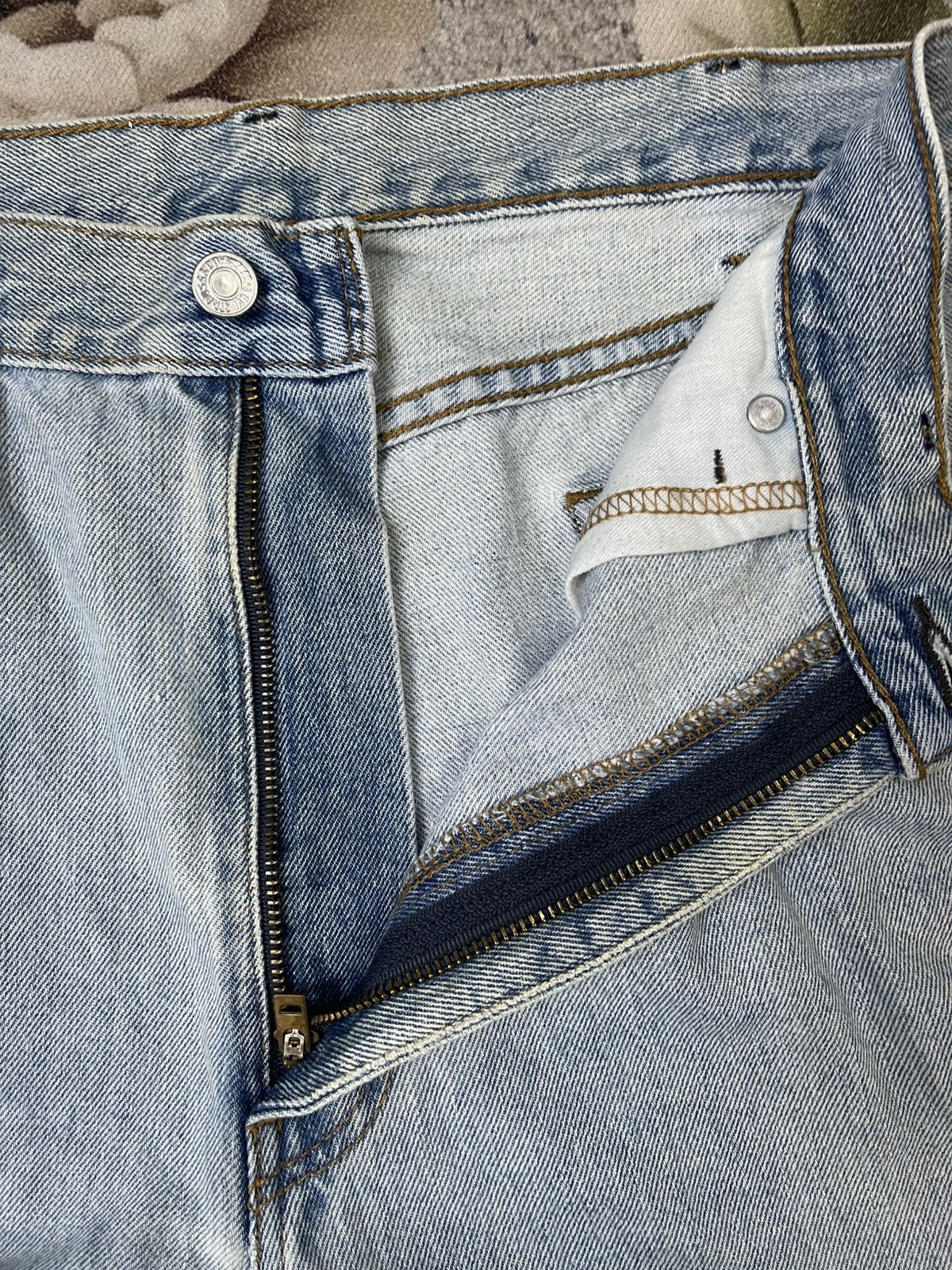 Levi's Vintage Levi’s 505 Straight Cut Faded Size US 38 / EU 54 - 13 Thumbnail