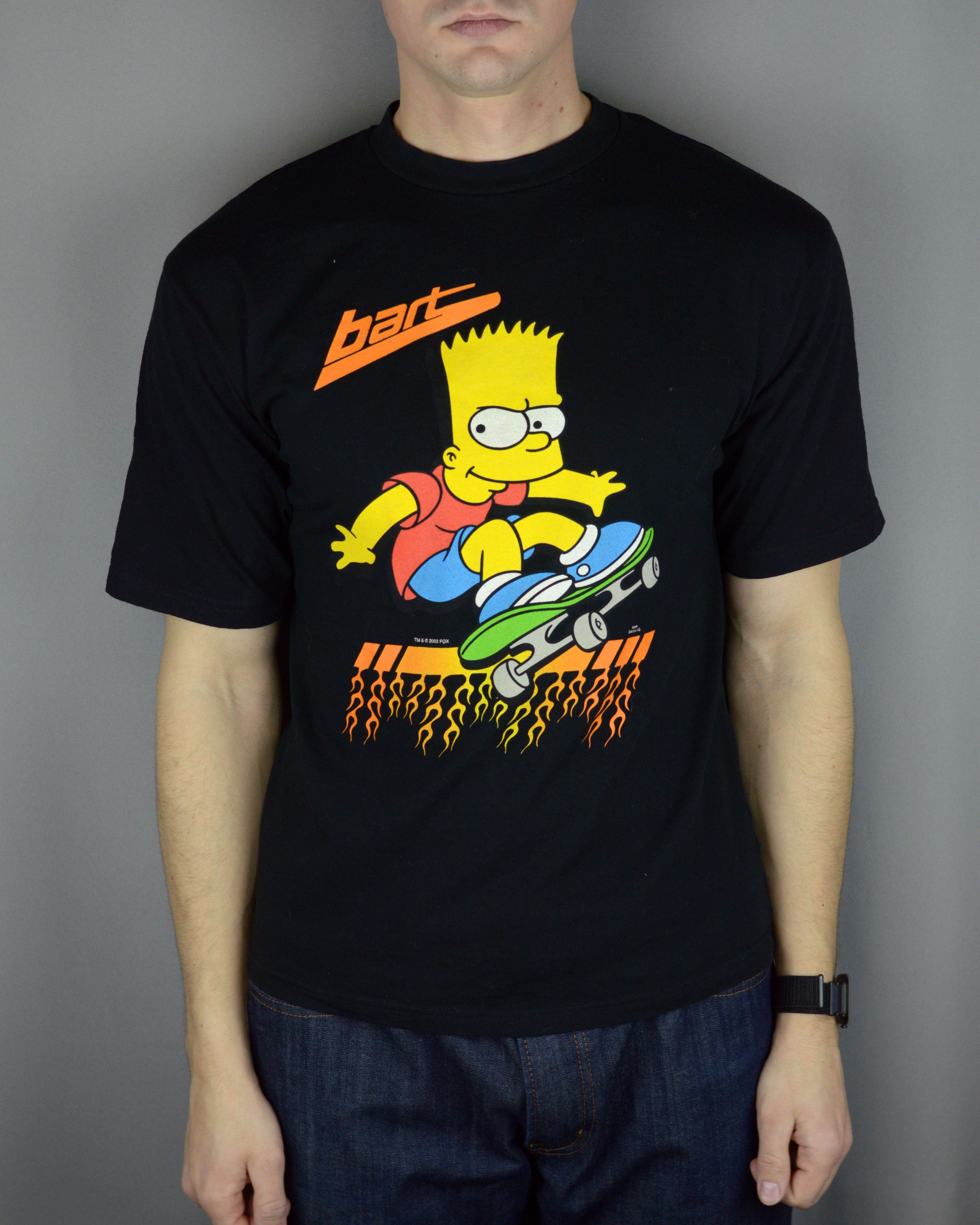 Vintage Vintage The Simpsons Bart 2003 t shirt Size US M / EU 48-50 / 2 - 1 Thumbnail