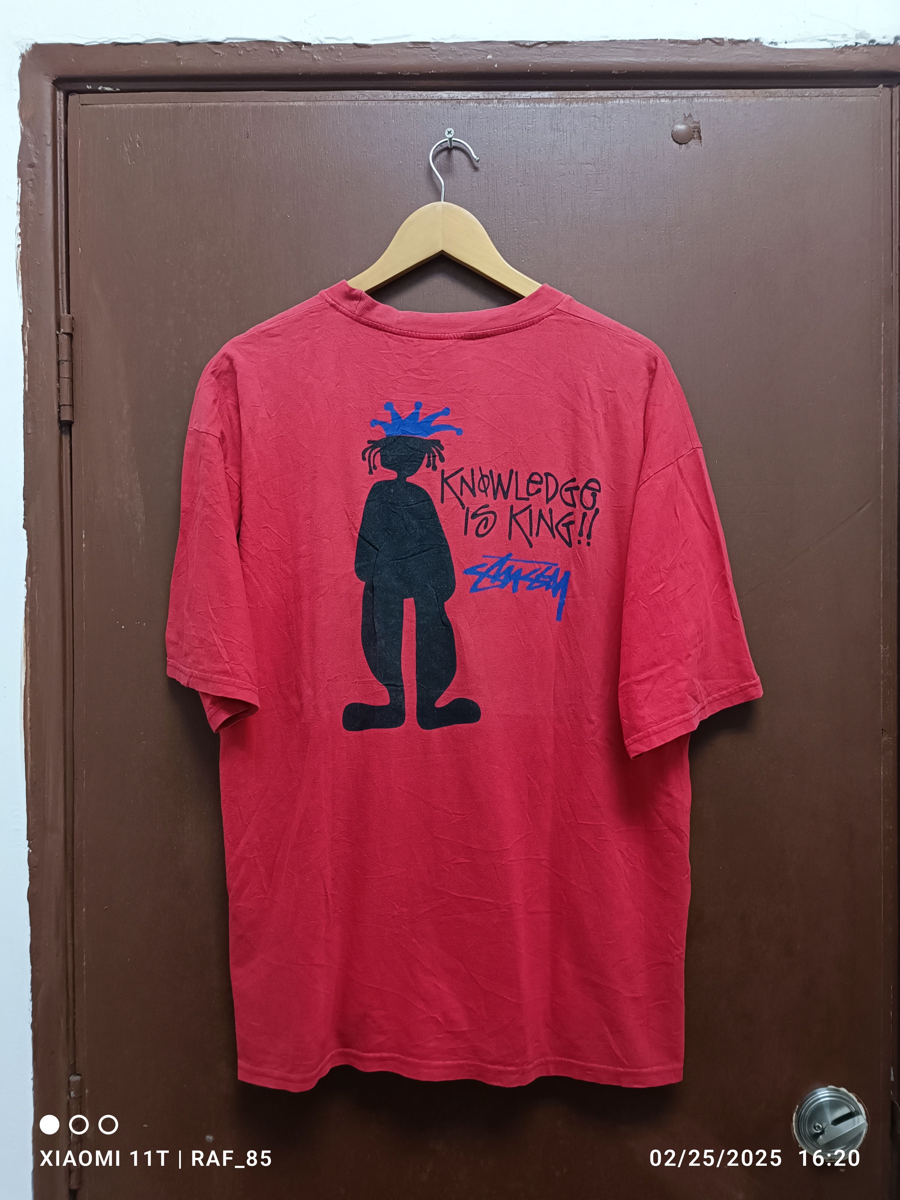 Stussy Vintage Stussy Knowledge Is King Tshirt Size US L / EU 52-54 / 3 - 1 Thumbnail