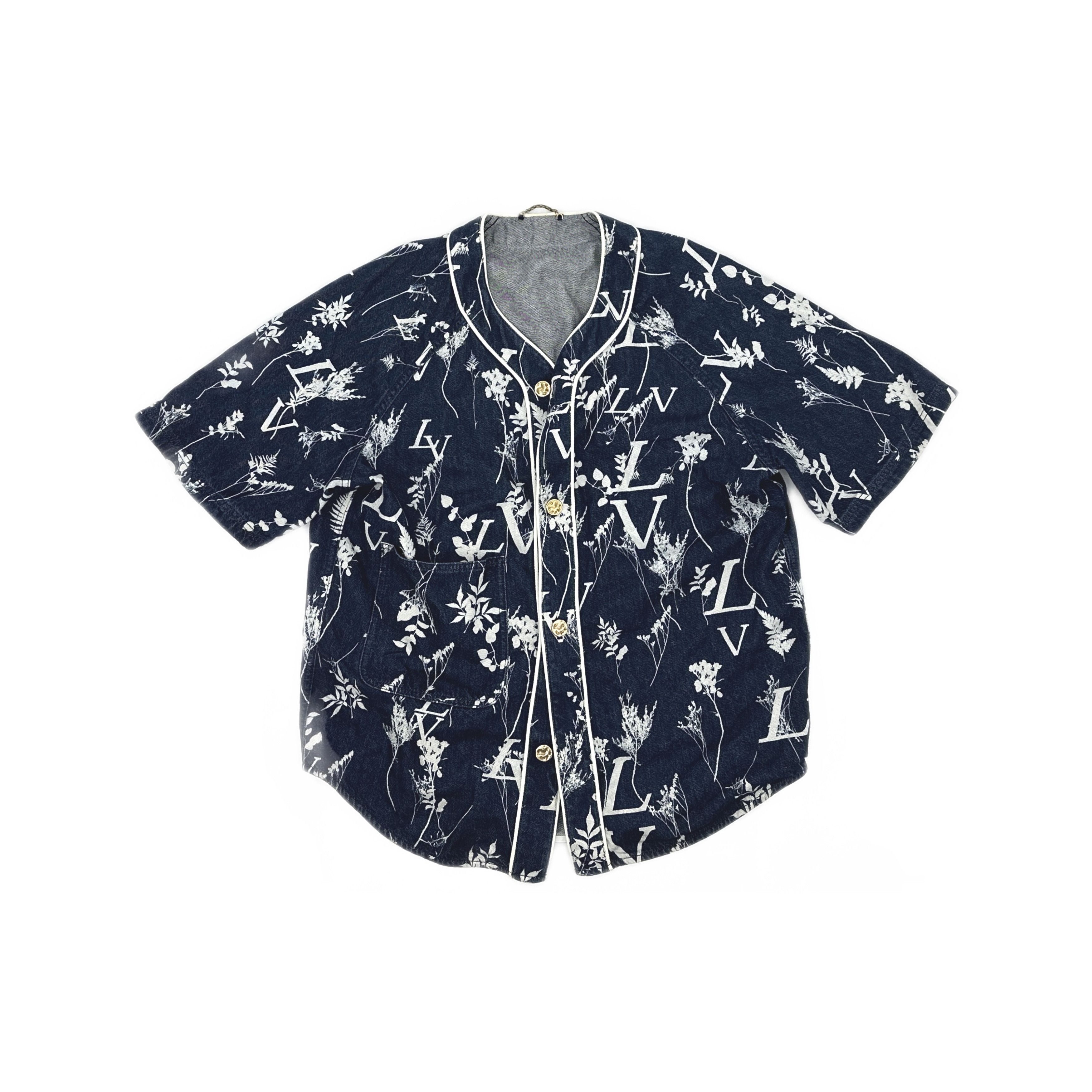 Louis Vuitton Louis Vuitton Monogram Floral Denim Shirt L Size US L / EU 52-54 / 3 - 1 Thumbnail