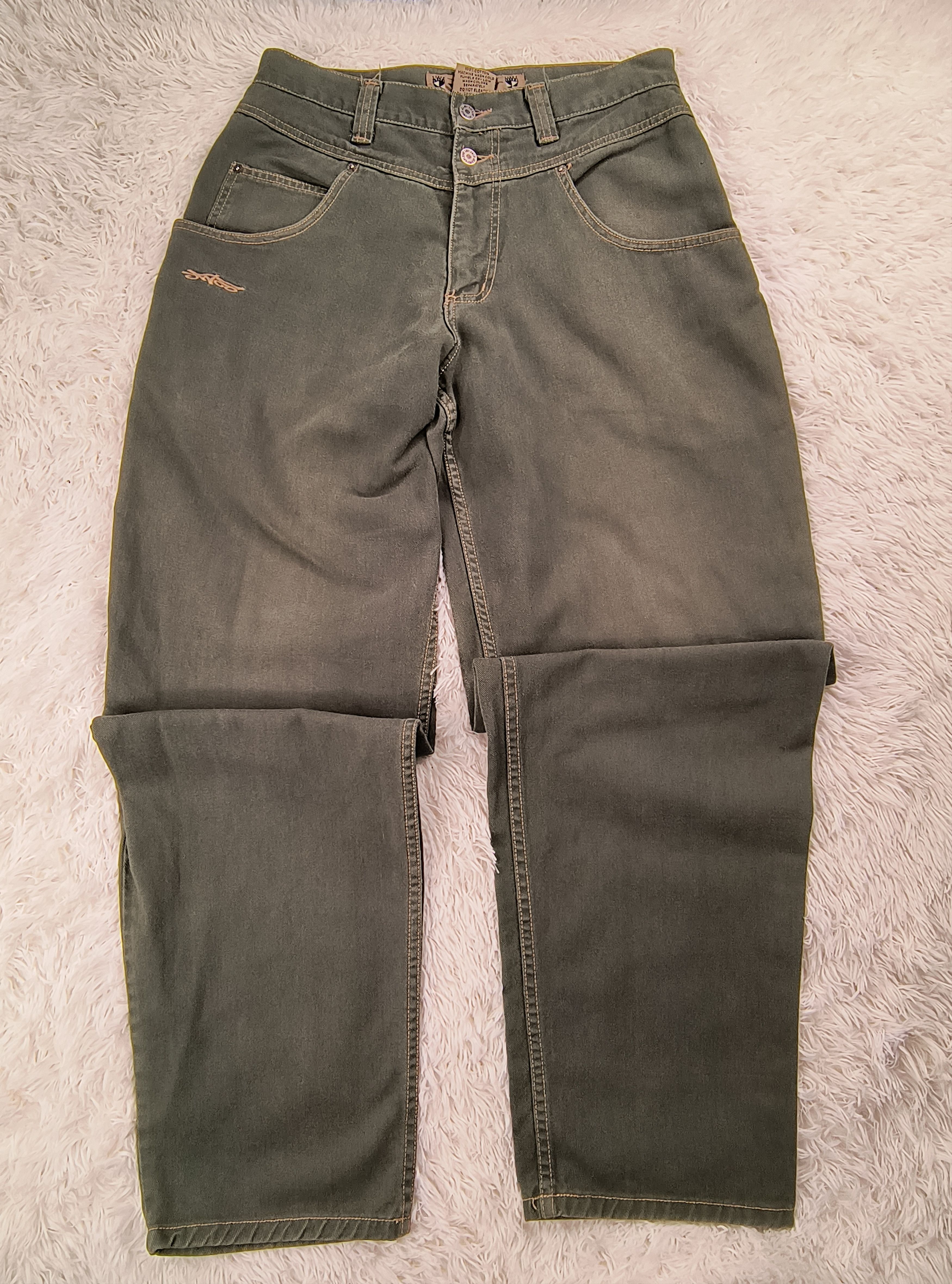 JNCO Vintage JNCO olive denim jeans Size US 33 - 5 Thumbnail