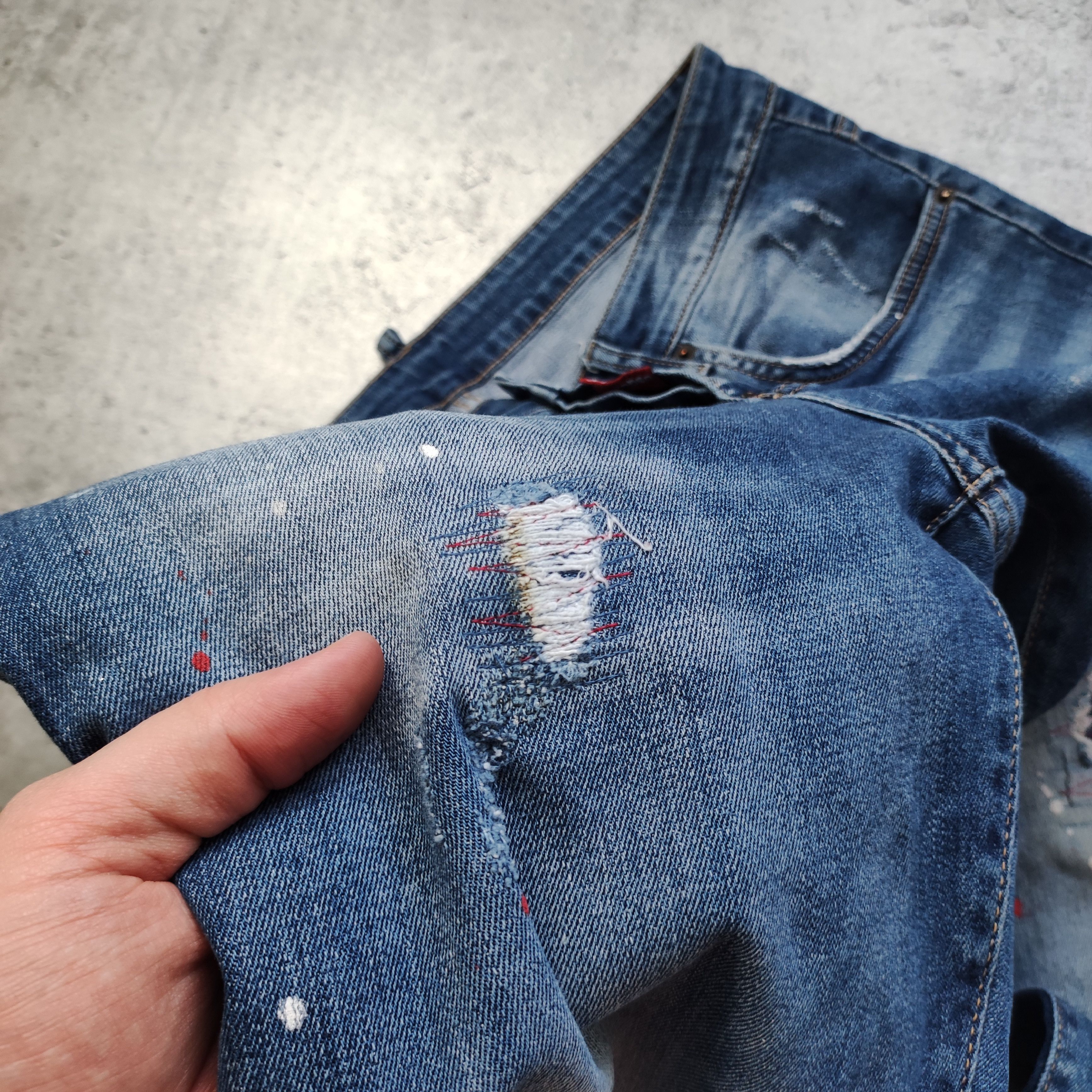Dsquared2 DSQ2 Dsquared2 Denim Your Best Fantasy Distressed Jeans Size US 34 / EU 50 - 6 Thumbnail
