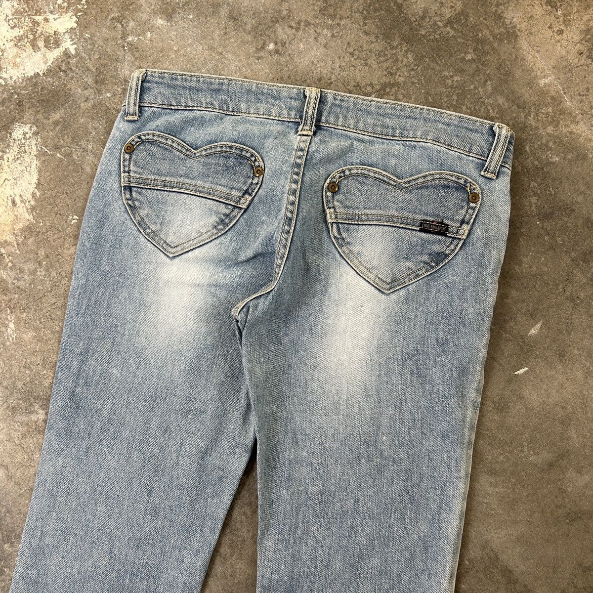 Hysteric Glamour × Japanese Brand × Love Machine Y2K Love Machine - Flared Jeans (30x31.2) Size US 30 / EU 46 - 9 Thumbnail