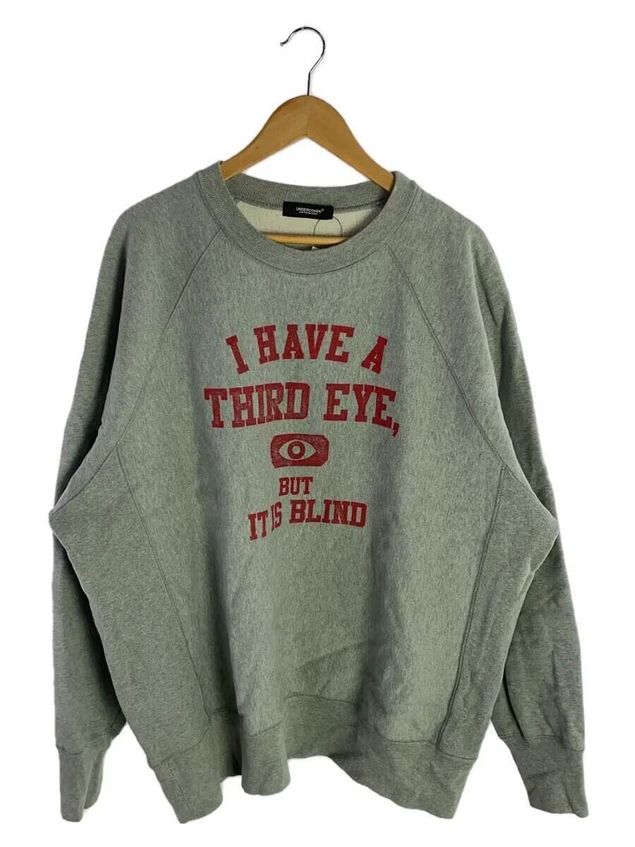 image of Undercover Third Eye Blind Raglan Sweatshirt in Grey, Men's (Size XL)