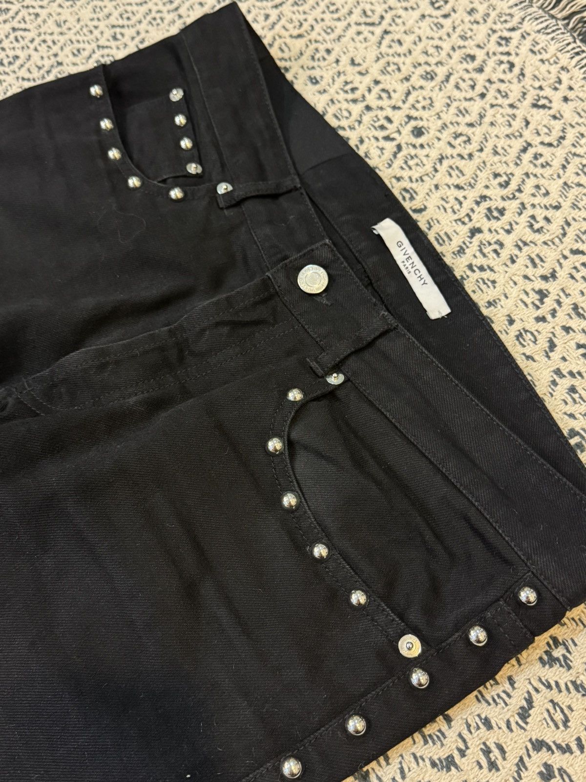 Givenchy Givenchy SS16 - Studded Denim Jean By Riccardo Tisci Size US 32 / EU 48 - 3 Thumbnail