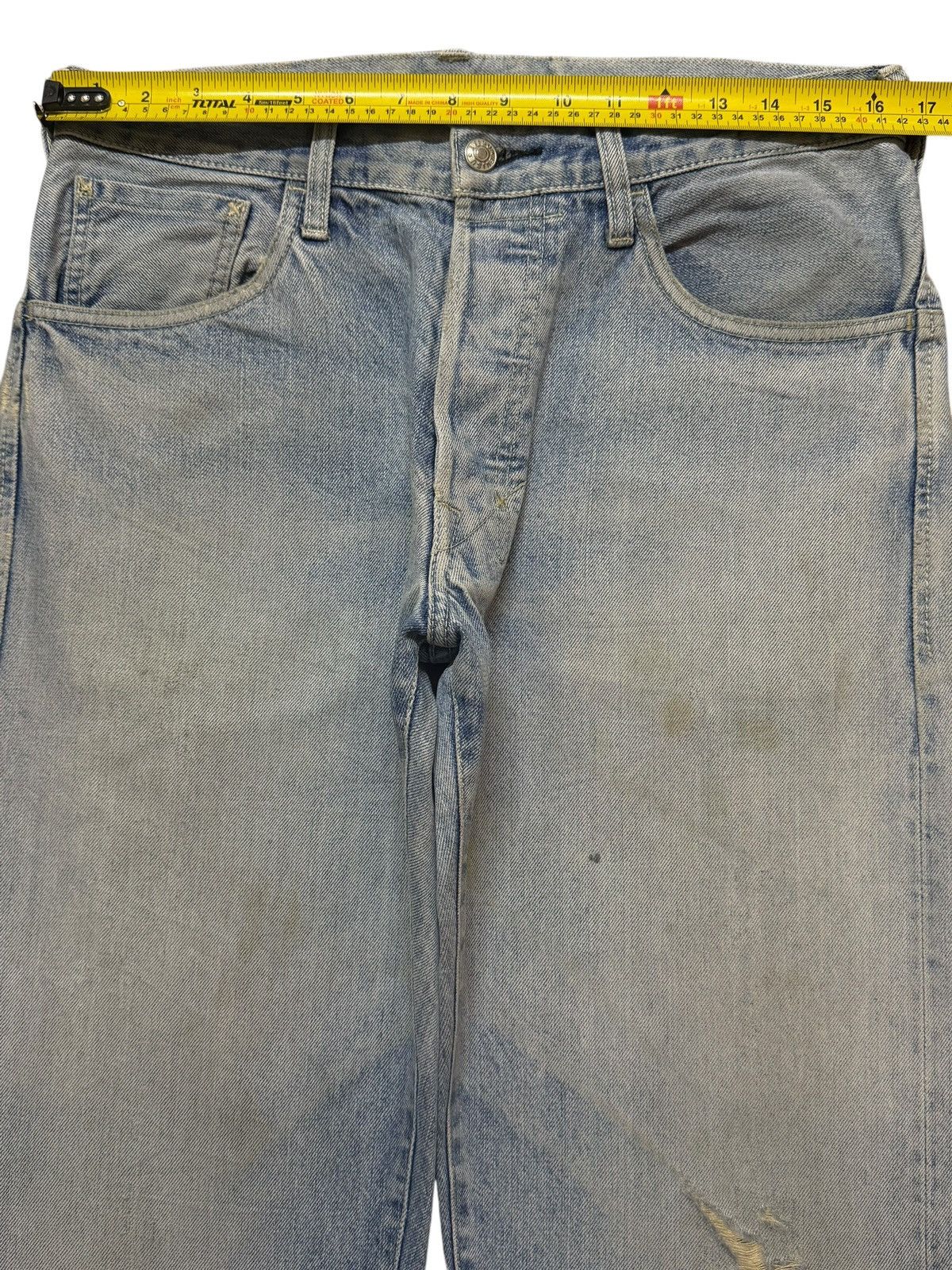 Evisu Vintage 90s Evisu Genes Selvedge Seagull Painted Wide Leg Size US 32 / EU 48 - 11 Thumbnail