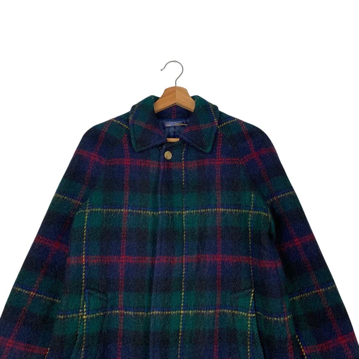 Japanese Brand LADIES TRADITIONAL Wool Tartan Long Coat #2068-C90 Size M / US 6-8 / IT 42-44 - 2 Thumbnail