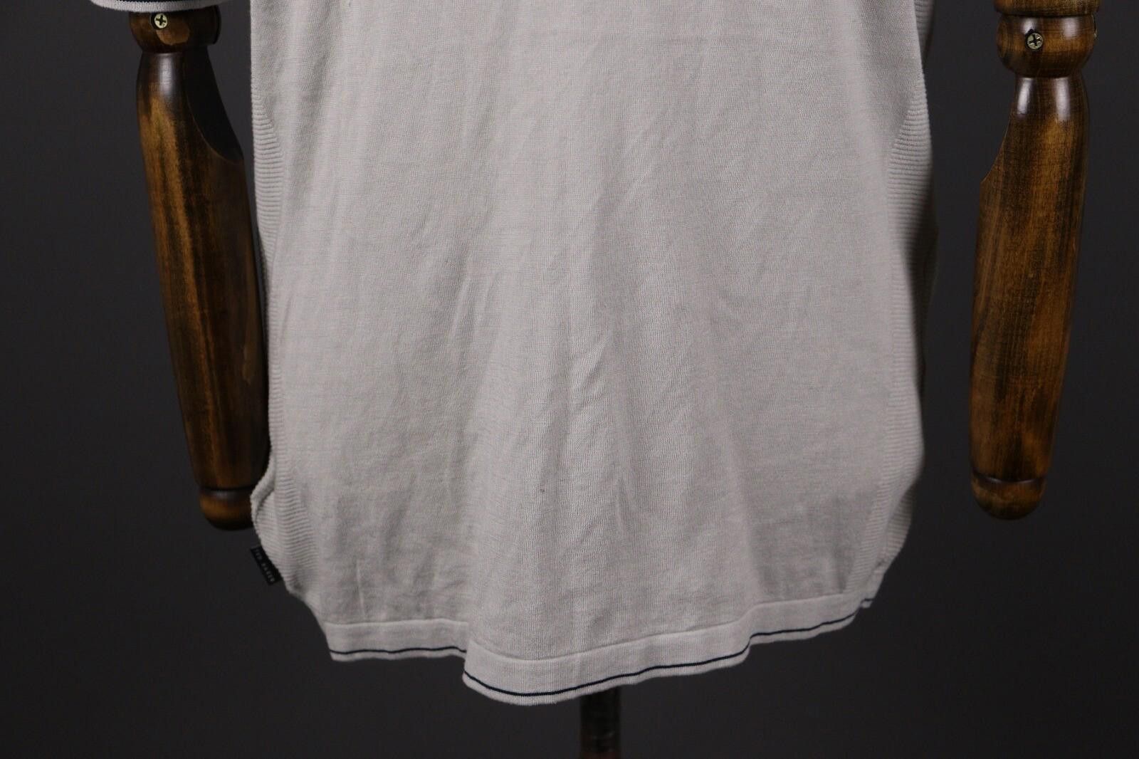 Ted Baker Ted Baker Gray Cotton Short Sleeve T-Shirt Size 4 Size US M / EU 48-50 / 2 - 7 Thumbnail