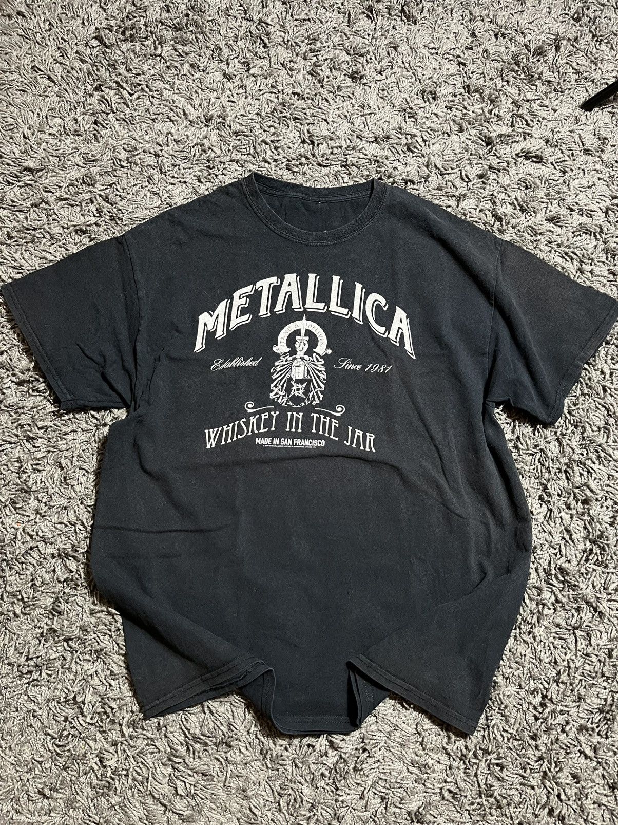 Metallica METALLICA WHISKEY IN THE JAR TOUR BAND Y2K TEE Size US XL / EU 56 / 4 - 1 Thumbnail