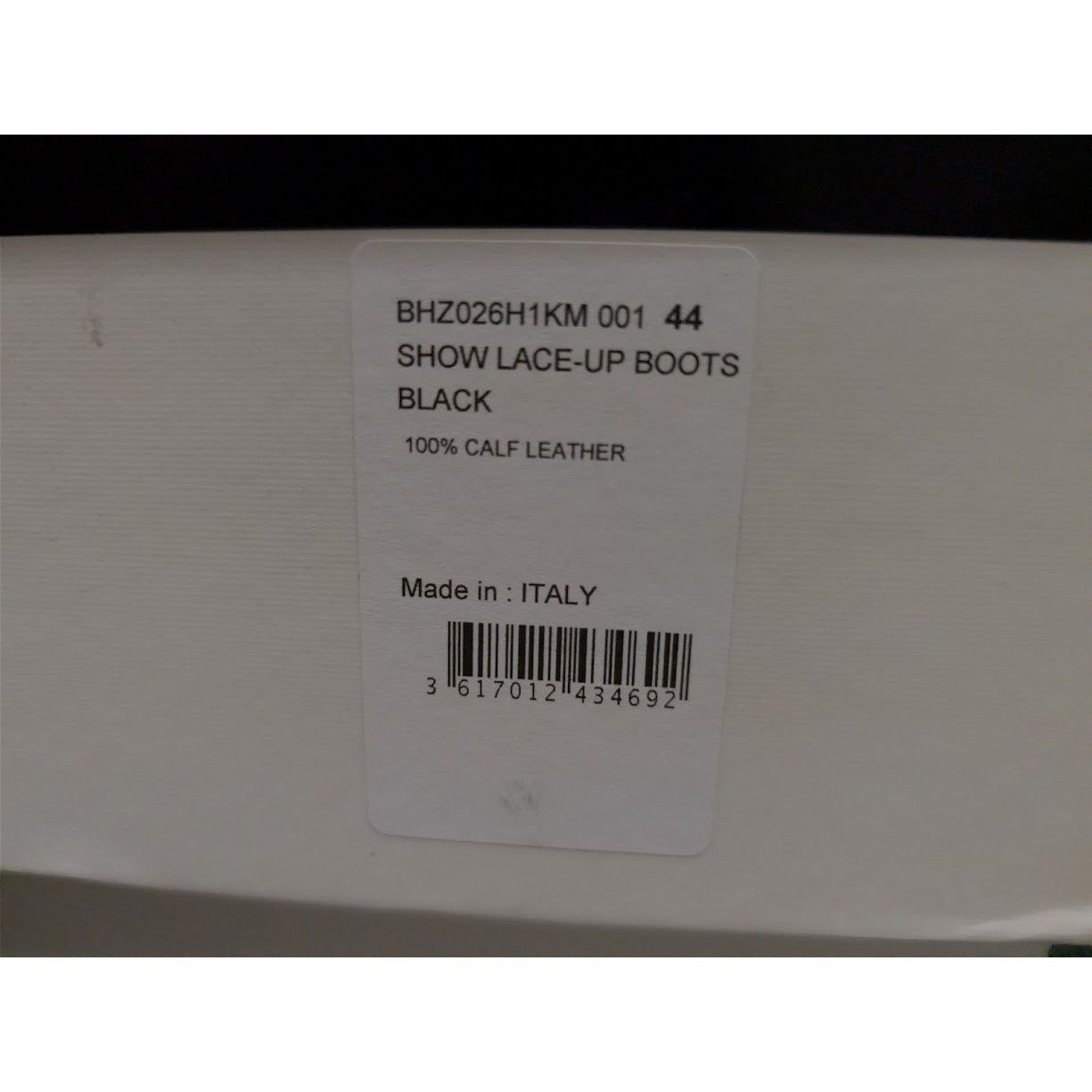 Givenchy o1rshd1 Show Lace-Up Boots in Black Size US 11 / EU 44 - 24 Thumbnail