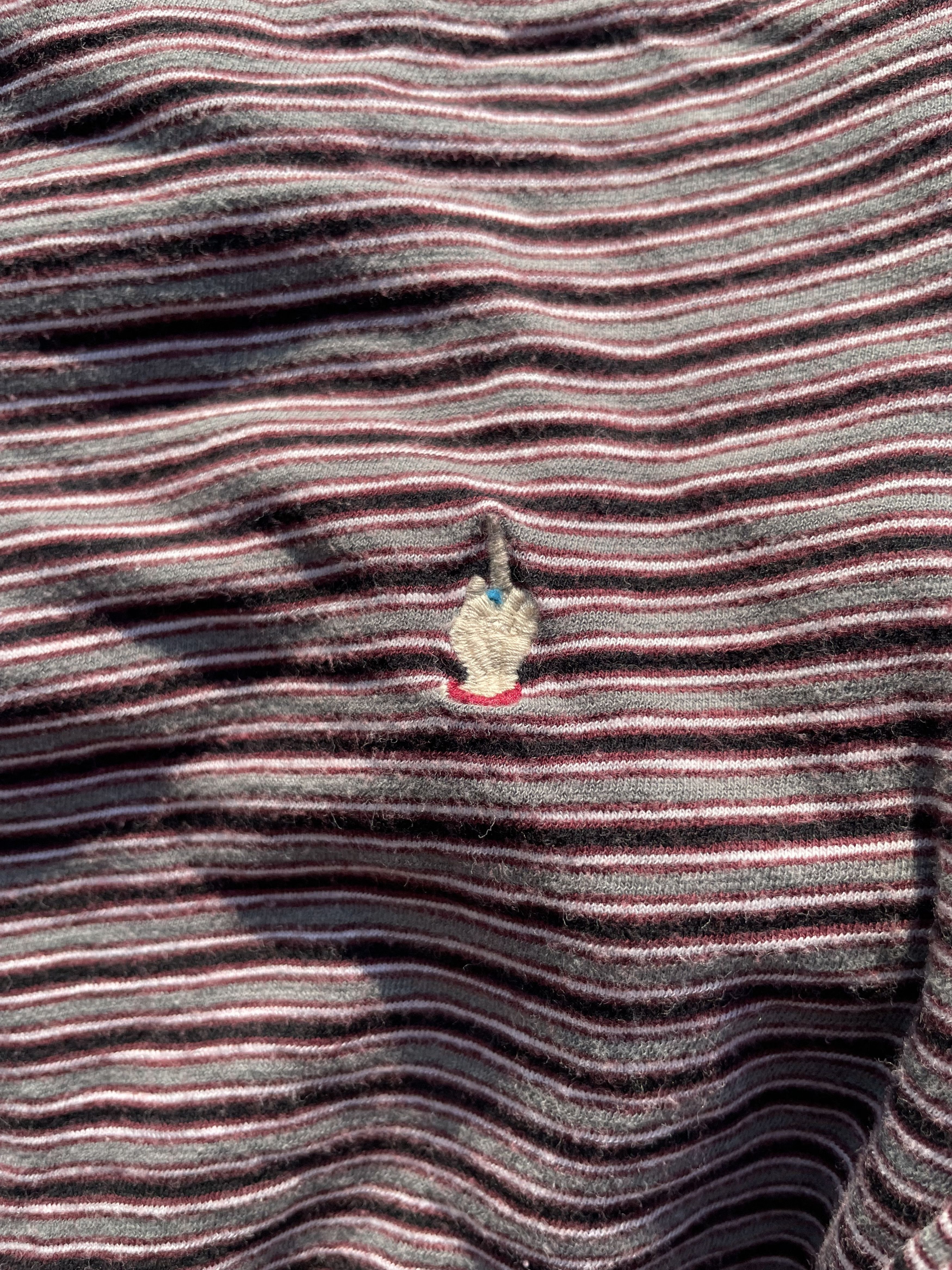 Undercover Undercover Striped Middle Finger Long Sleeve Size US M / EU 48-50 / 2 - 4 Thumbnail