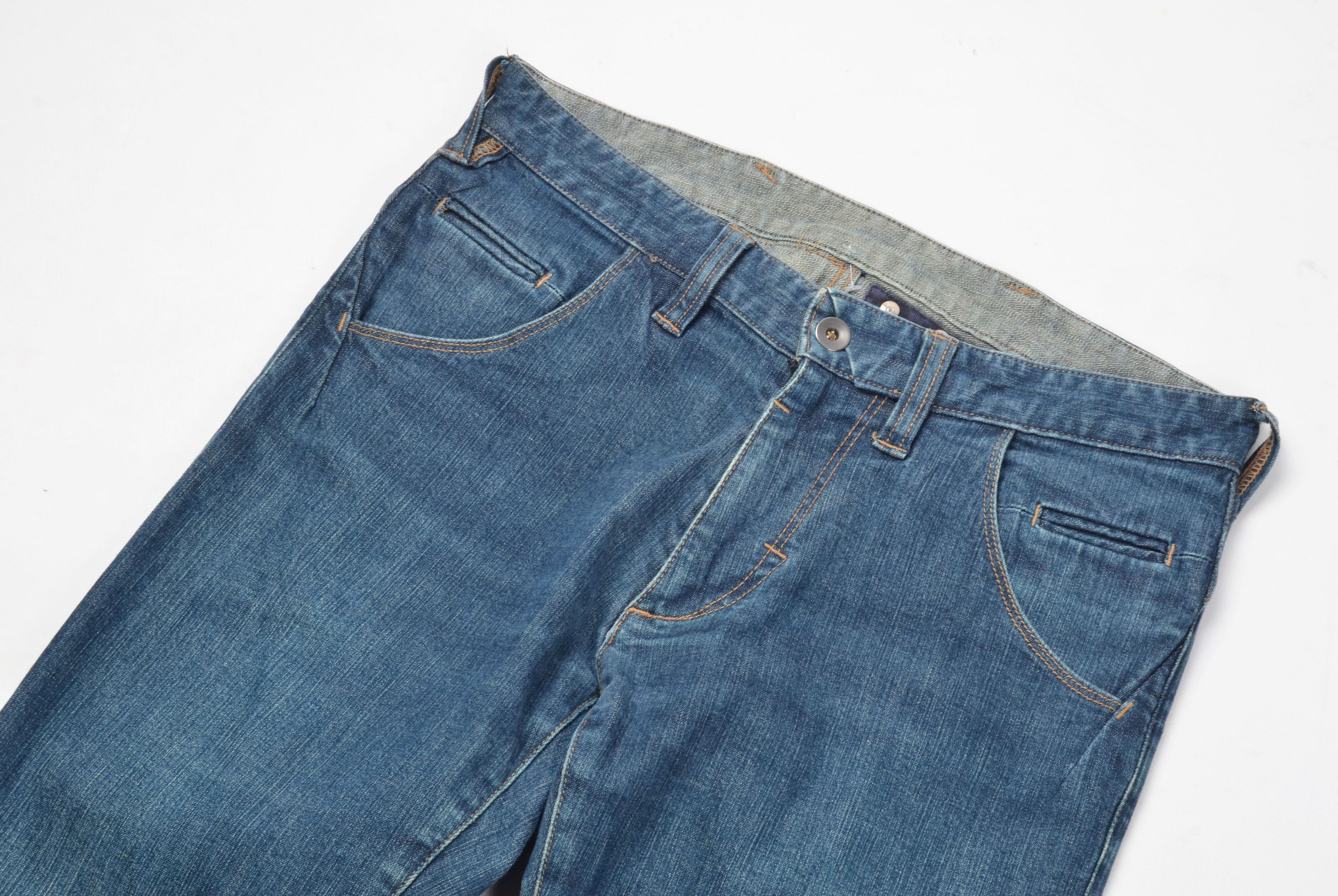Japanese Brand Custom Culture Japanese Straight Blue Denim Jeans Size US 32 / EU 48 - 2 Thumbnail