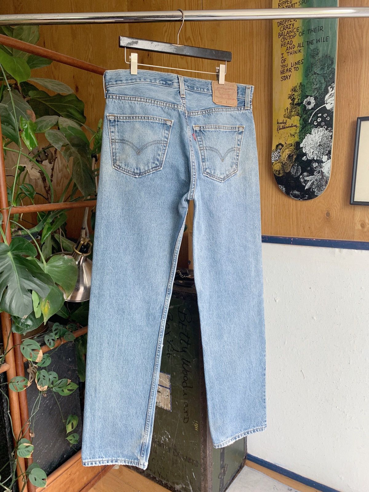 Levi's Vintage Levi’s 501 XX Sun Faded Distressed Denim Jeans ERD Size US 32 / EU 48 - 2 Thumbnail