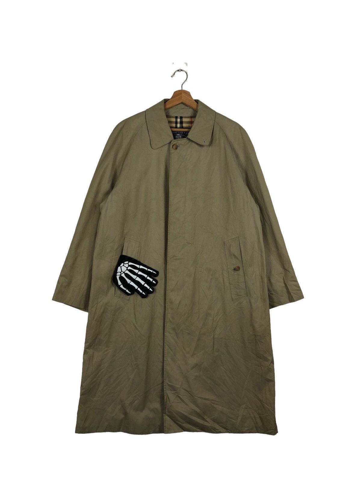 Burberry 🔥90’s VINTAGE TRENCH COAT BURBERRYS NOVA CHECK Size US M / EU 48-50 / 2 - 1 Thumbnail