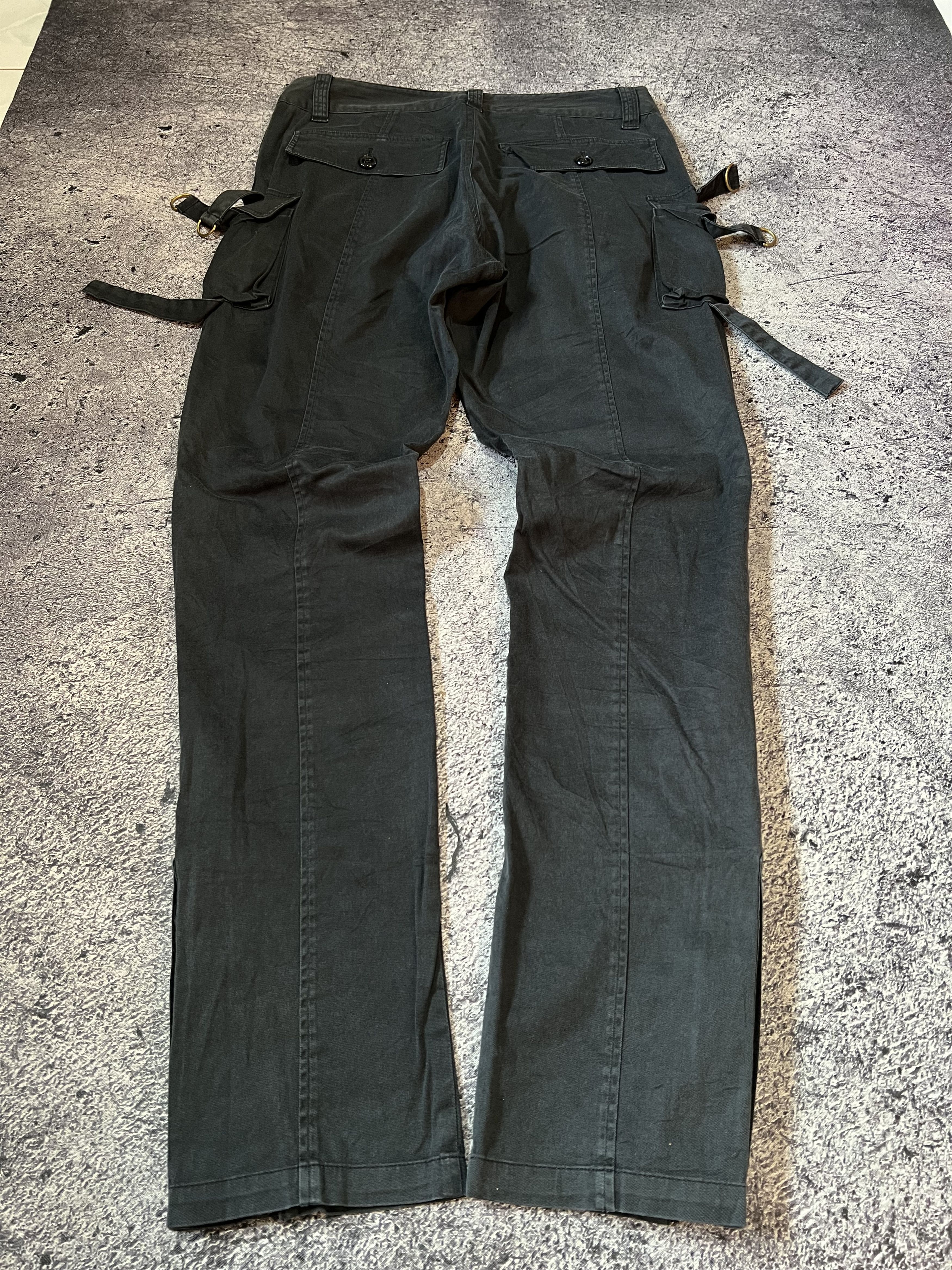 Hysteric Glamour × If Six Was Nine × Le Grande Bleu (L.G.B.) 2000s OTTO Punk Grunge Bondage Flare Bush Pants y2k style Size US 31 - 2 Thumbnail