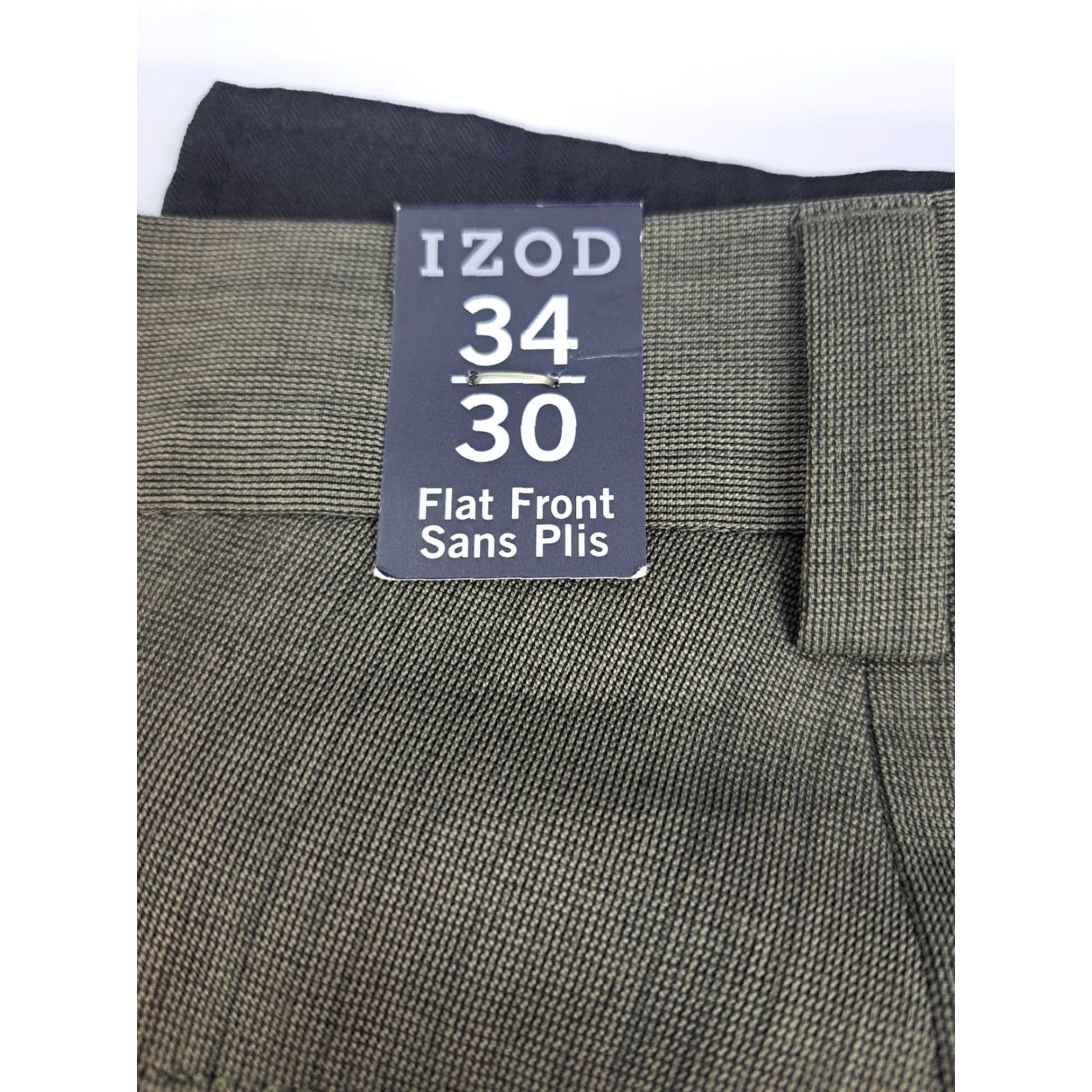 Izod NWT IZOD Dress Pants British Khaki Sportflex Waist Metric Fit 34x30 #5059 Size US 34 / EU 50 - 5 Thumbnail