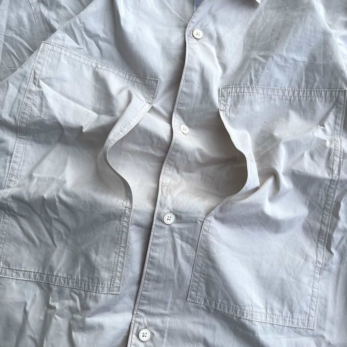 Jil Sander × Uniqlo Uniqlo x Jilsander Nylon Pocket Shirt Size US L / EU 52-54 / 3 - 4 Thumbnail